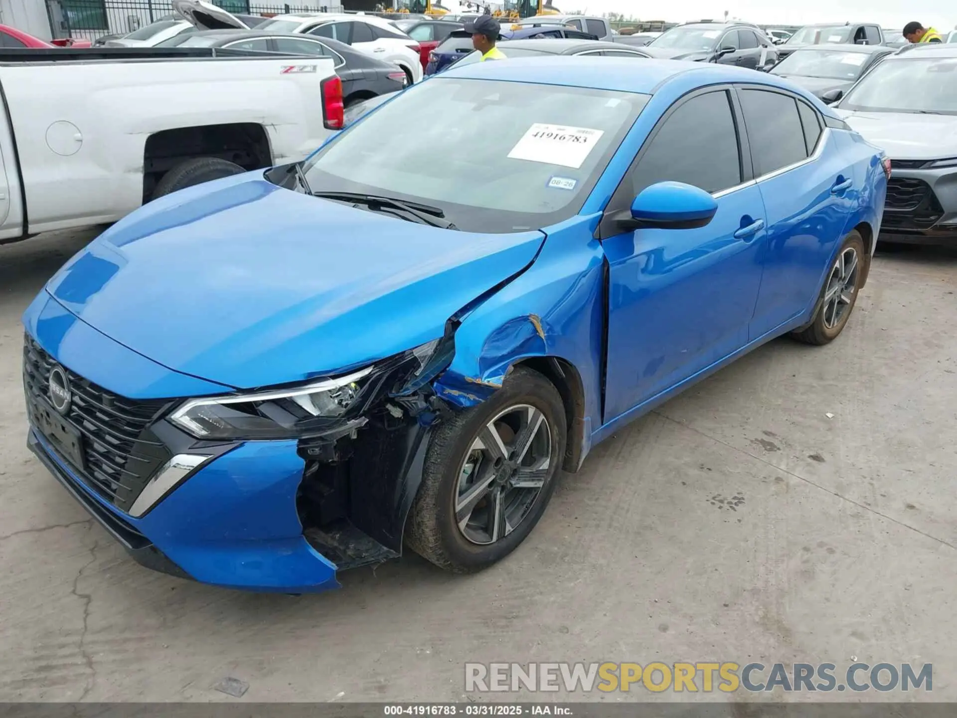 2 Photograph of a damaged car 3N1AB8CV5RY272053 NISSAN SENTRA 2024