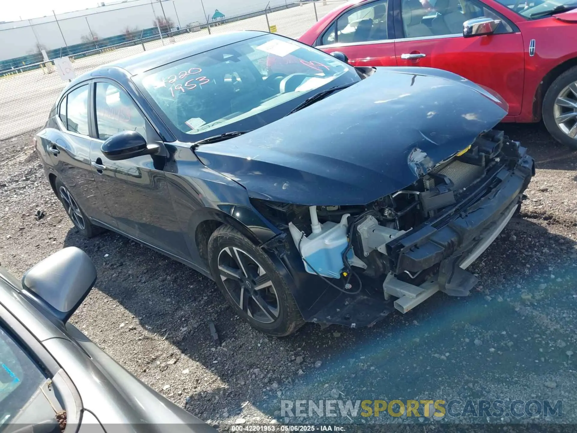 1 Photograph of a damaged car 3N1AB8CV5RY337449 NISSAN SENTRA 2024