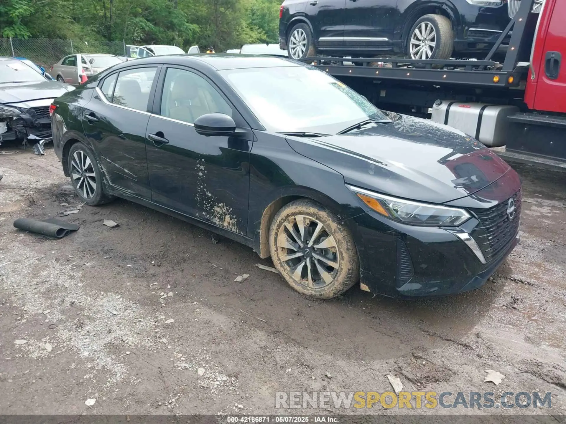1 Photograph of a damaged car 3N1AB8CV5RY373335 NISSAN SENTRA 2024