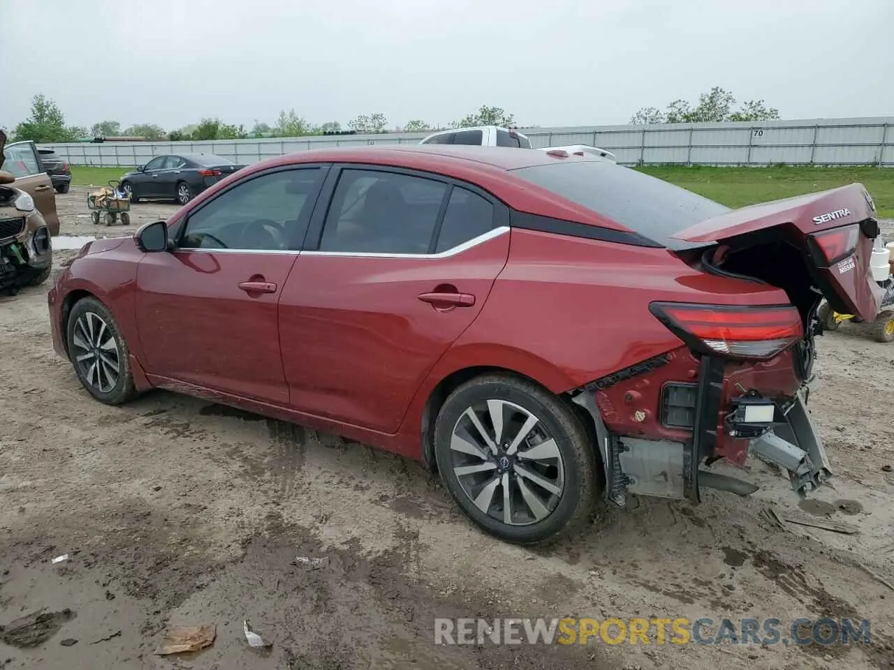 2 Photograph of a damaged car 3N1AB8CV5RY383623 NISSAN SENTRA 2024