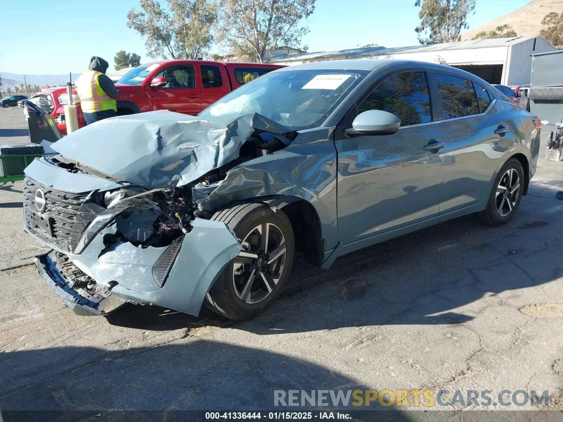 2 Photograph of a damaged car 3N1AB8CV5RY386747 NISSAN SENTRA 2024