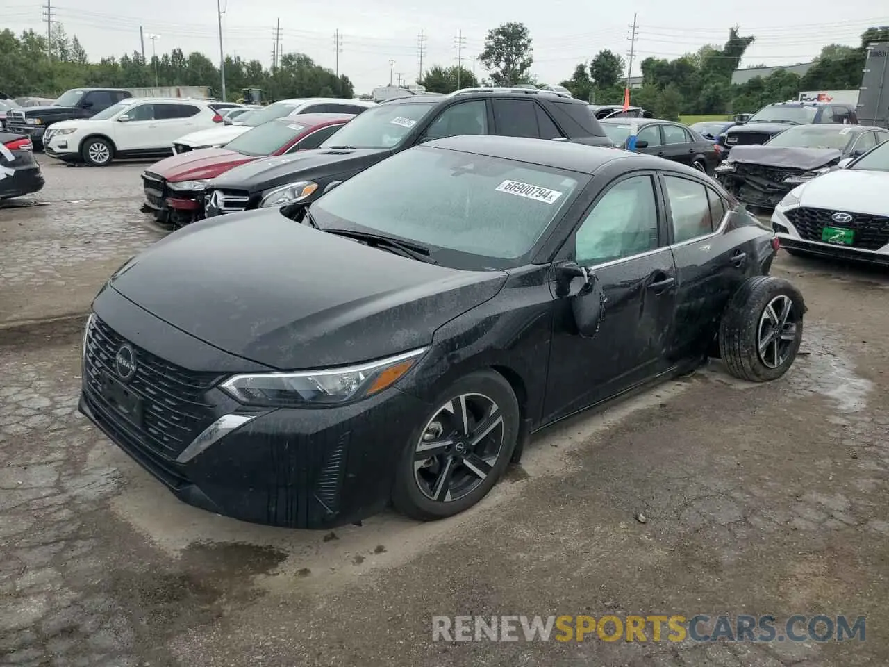 1 Photograph of a damaged car 3N1AB8CV6RY219345 NISSAN SENTRA 2024