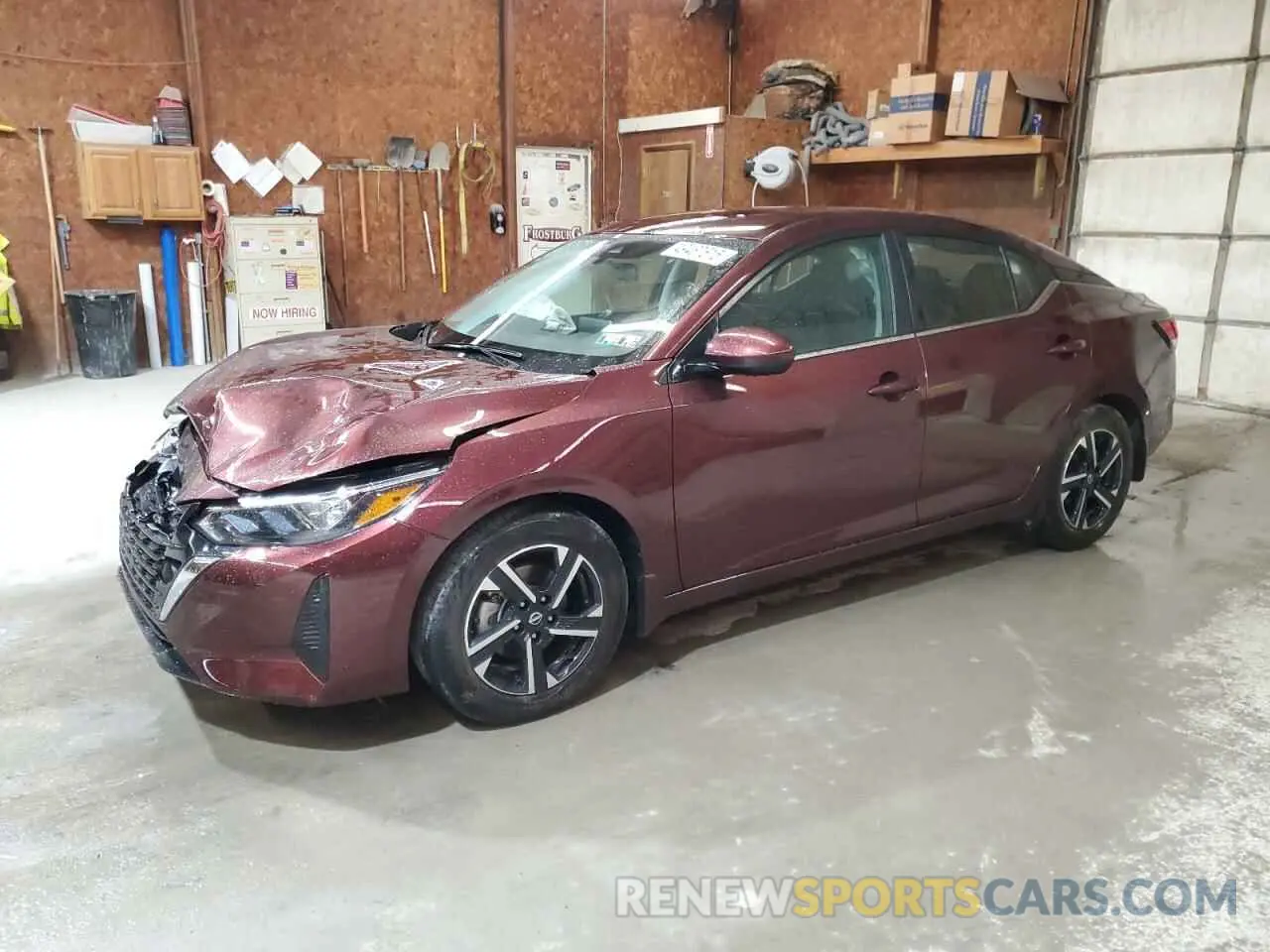 1 Photograph of a damaged car 3N1AB8CV6RY228157 NISSAN SENTRA 2024