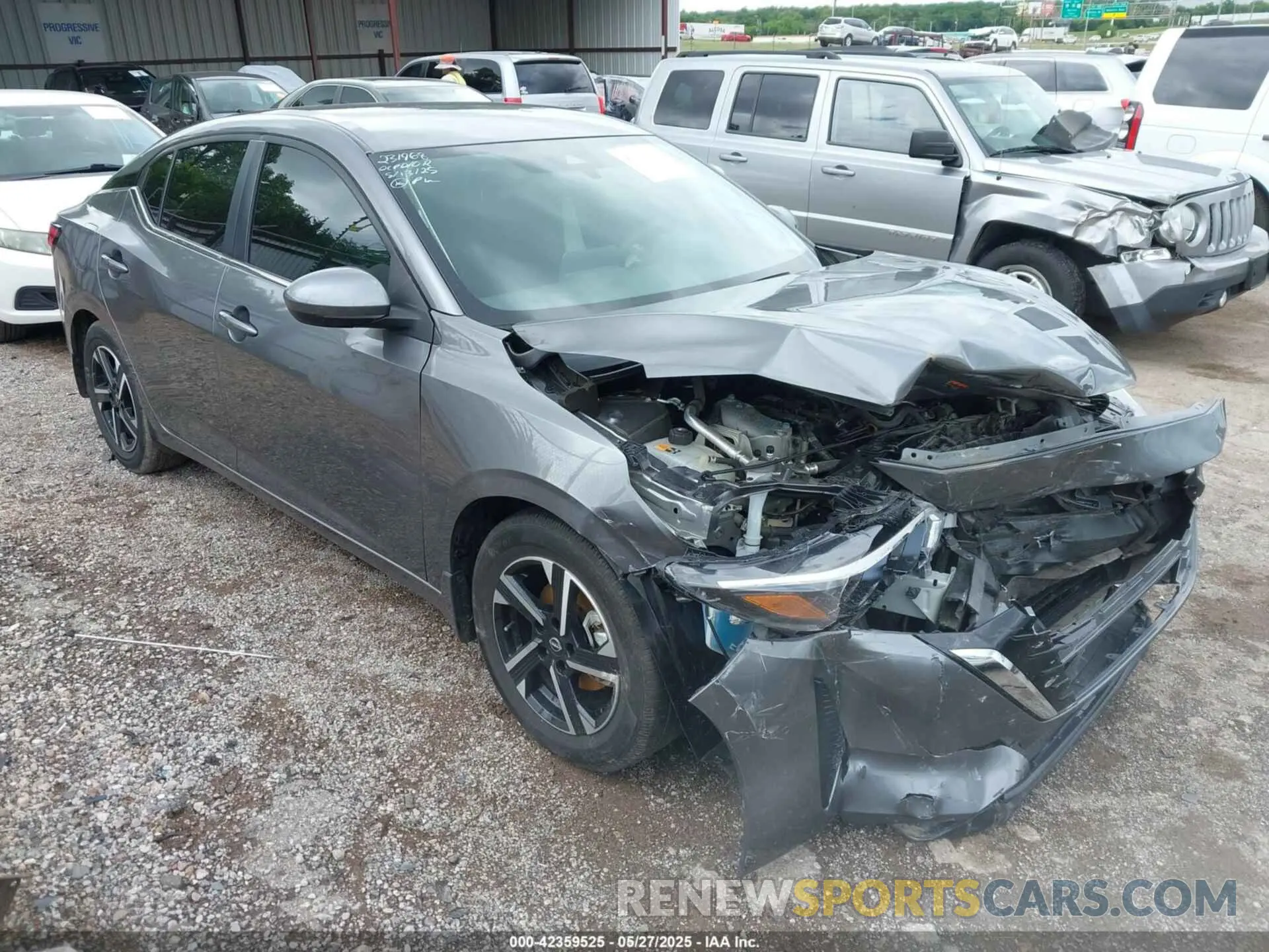 1 Photograph of a damaged car 3N1AB8CV6RY245413 NISSAN SENTRA 2024