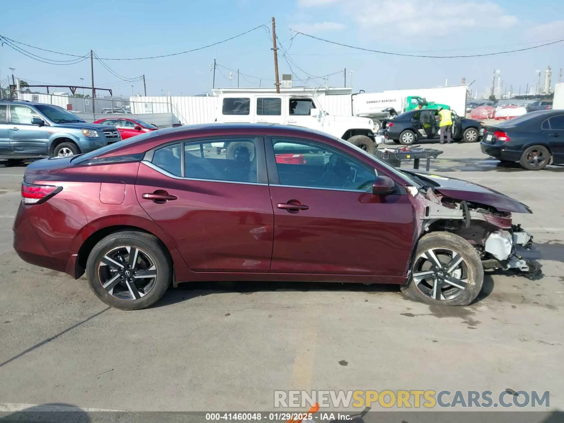 14 Photograph of a damaged car 3N1AB8CV6RY246383 NISSAN SENTRA 2024