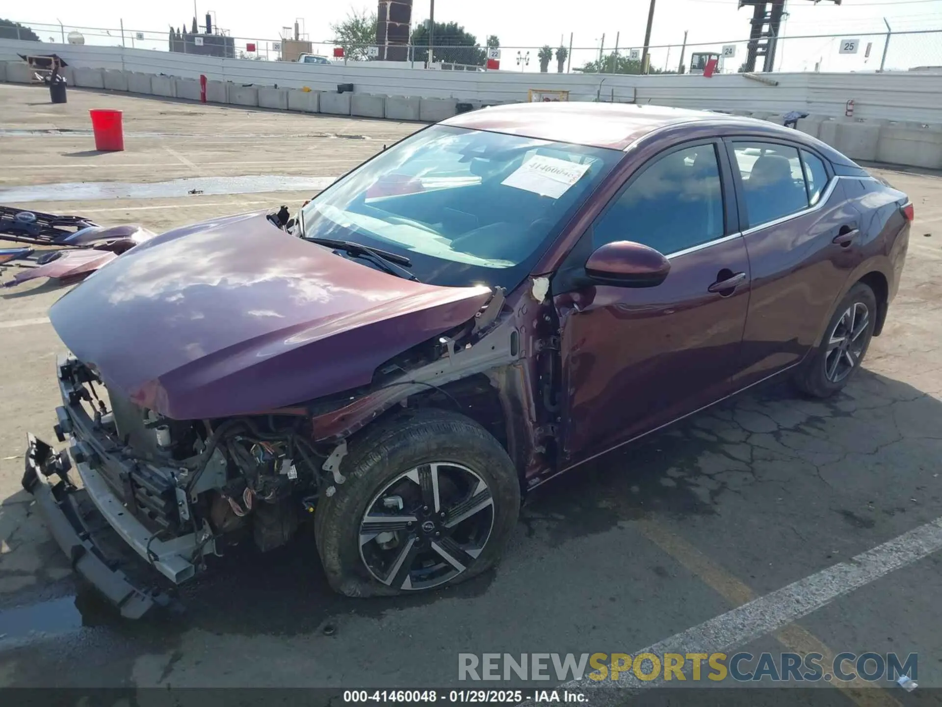 2 Photograph of a damaged car 3N1AB8CV6RY246383 NISSAN SENTRA 2024