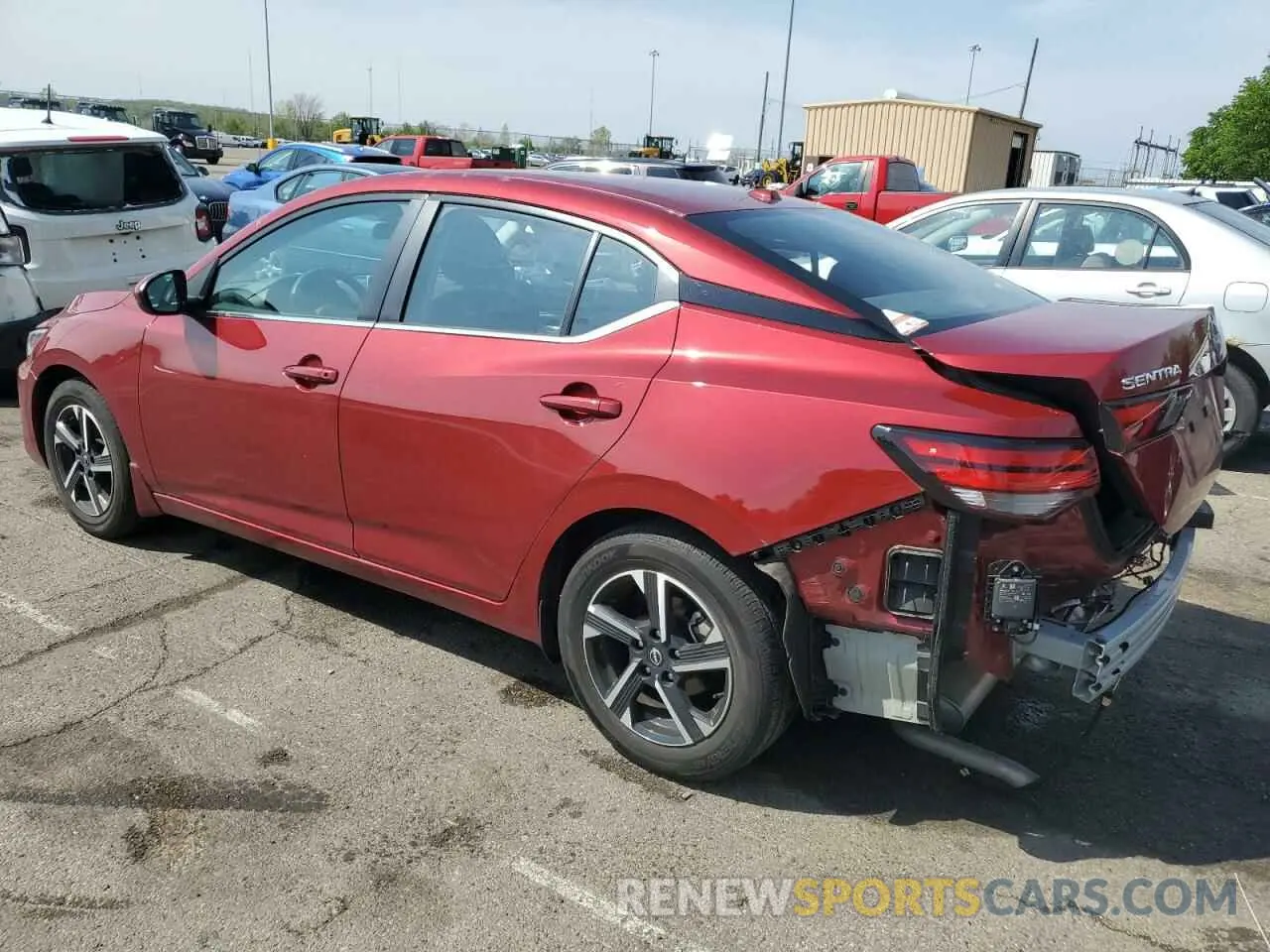 2 Photograph of a damaged car 3N1AB8CV6RY266682 NISSAN SENTRA 2024