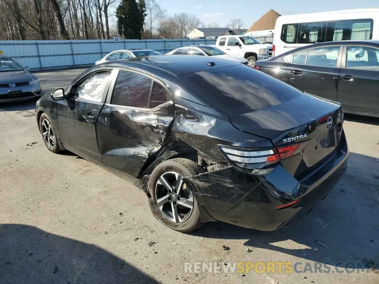 2 Photograph of a damaged car 3N1AB8CV6RY270957 NISSAN SENTRA 2024