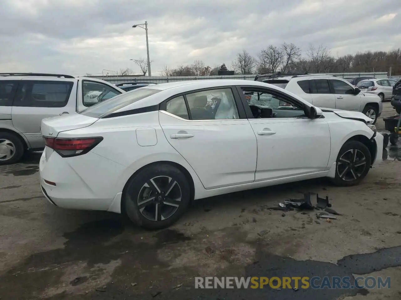 3 Photograph of a damaged car 3N1AB8CV6RY274376 NISSAN SENTRA 2024