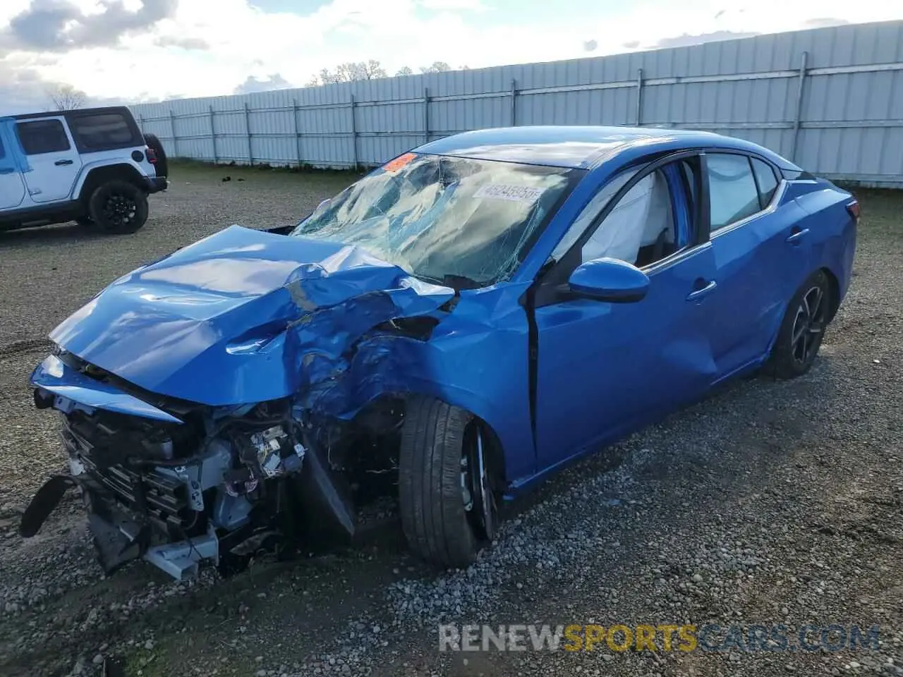 1 Photograph of a damaged car 3N1AB8CV6RY281926 NISSAN SENTRA 2024