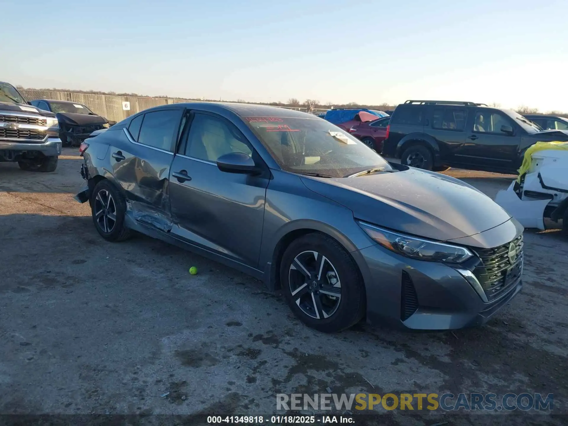 1 Photograph of a damaged car 3N1AB8CV6RY374154 NISSAN SENTRA 2024