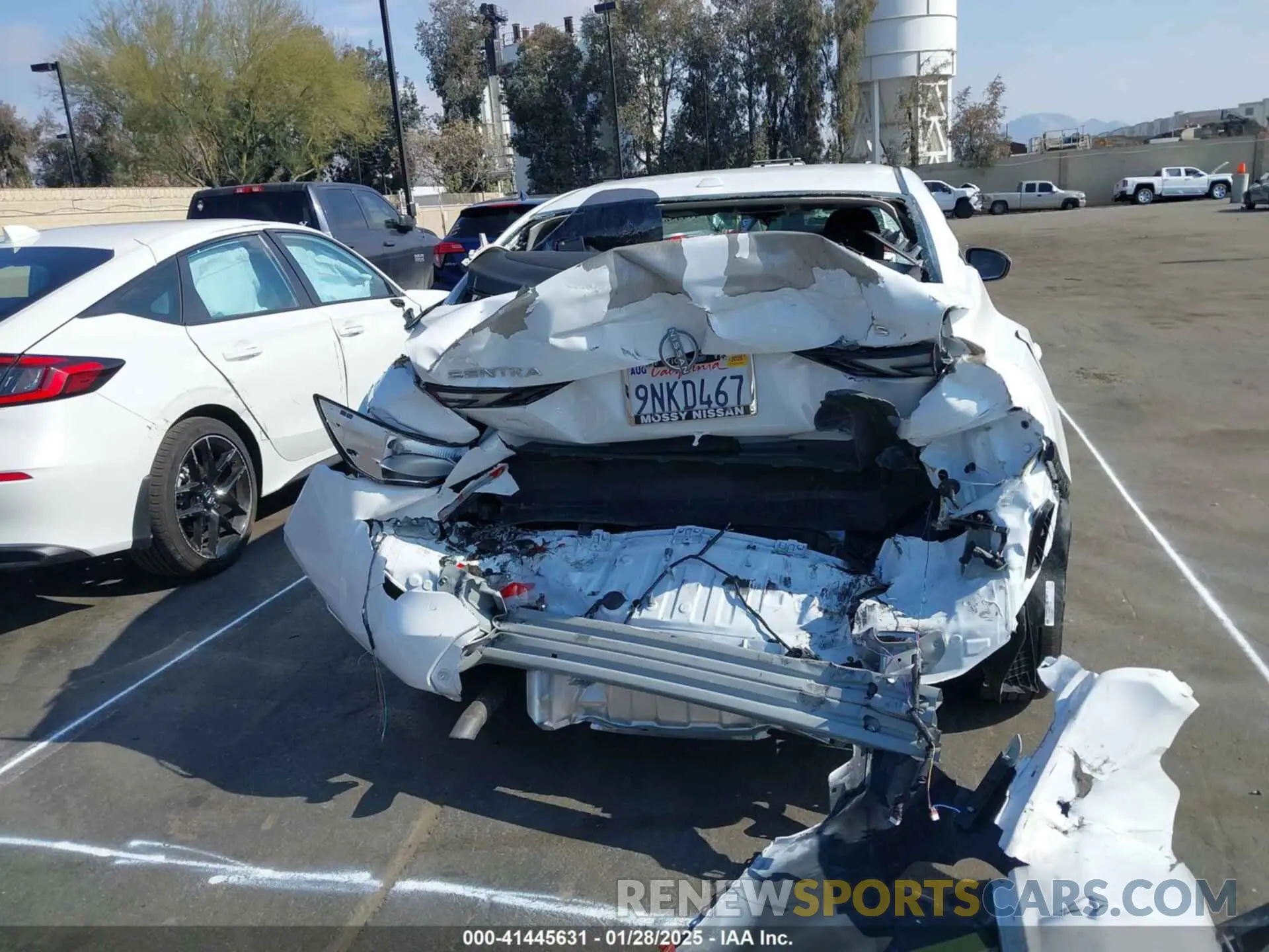 17 Photograph of a damaged car 3N1AB8CV6RY379841 NISSAN SENTRA 2024