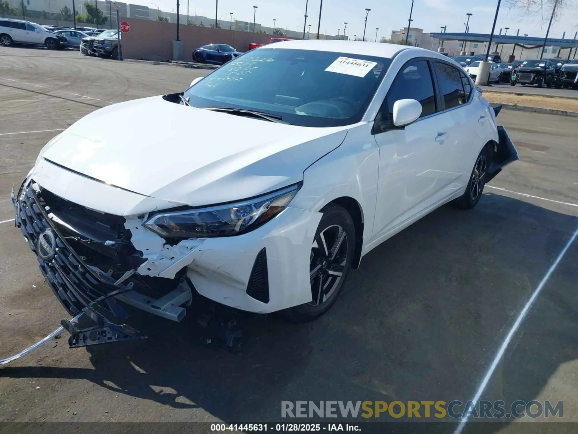 2 Photograph of a damaged car 3N1AB8CV6RY379841 NISSAN SENTRA 2024