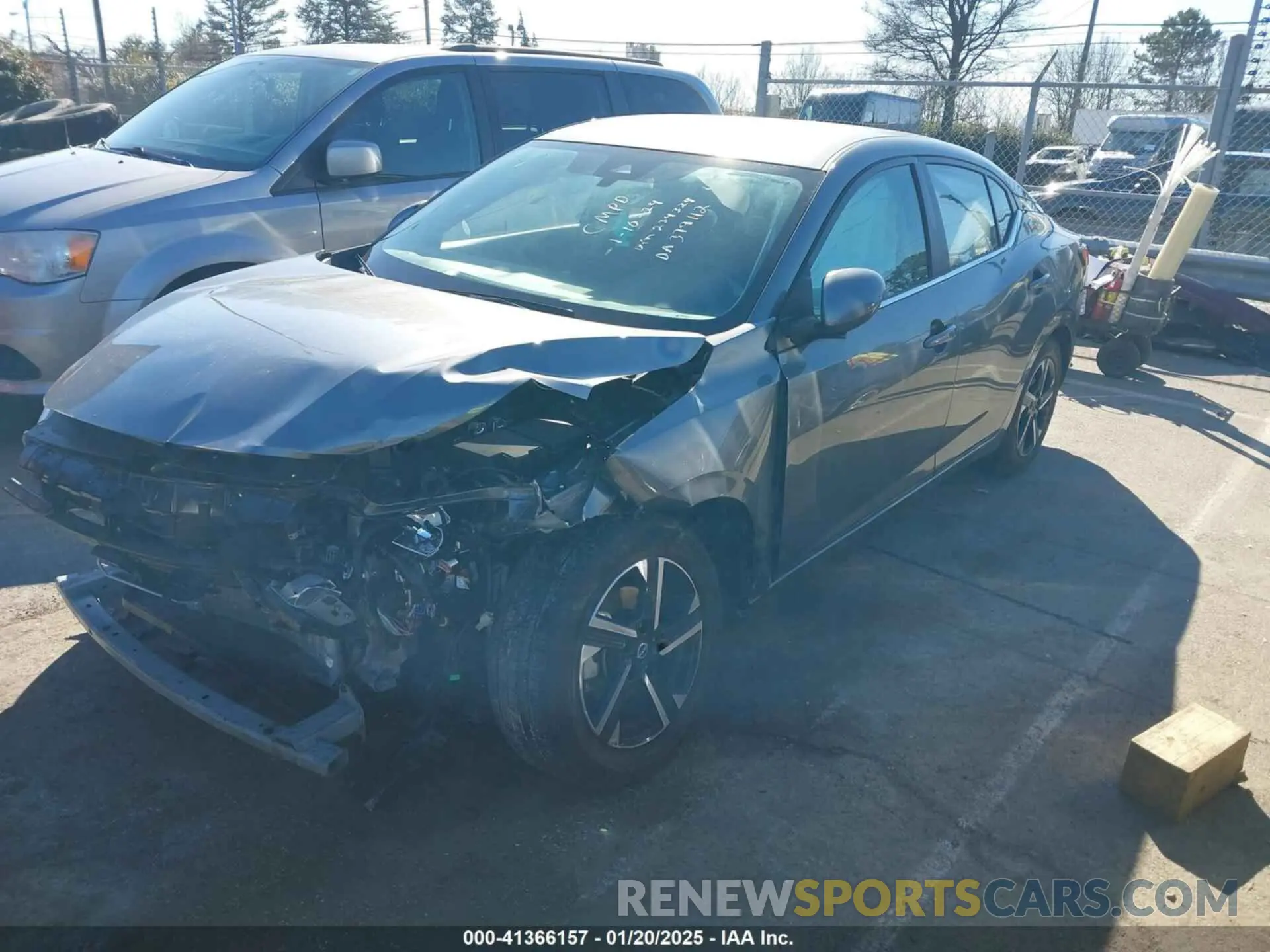 2 Photograph of a damaged car 3N1AB8CV7RY234324 NISSAN SENTRA 2024