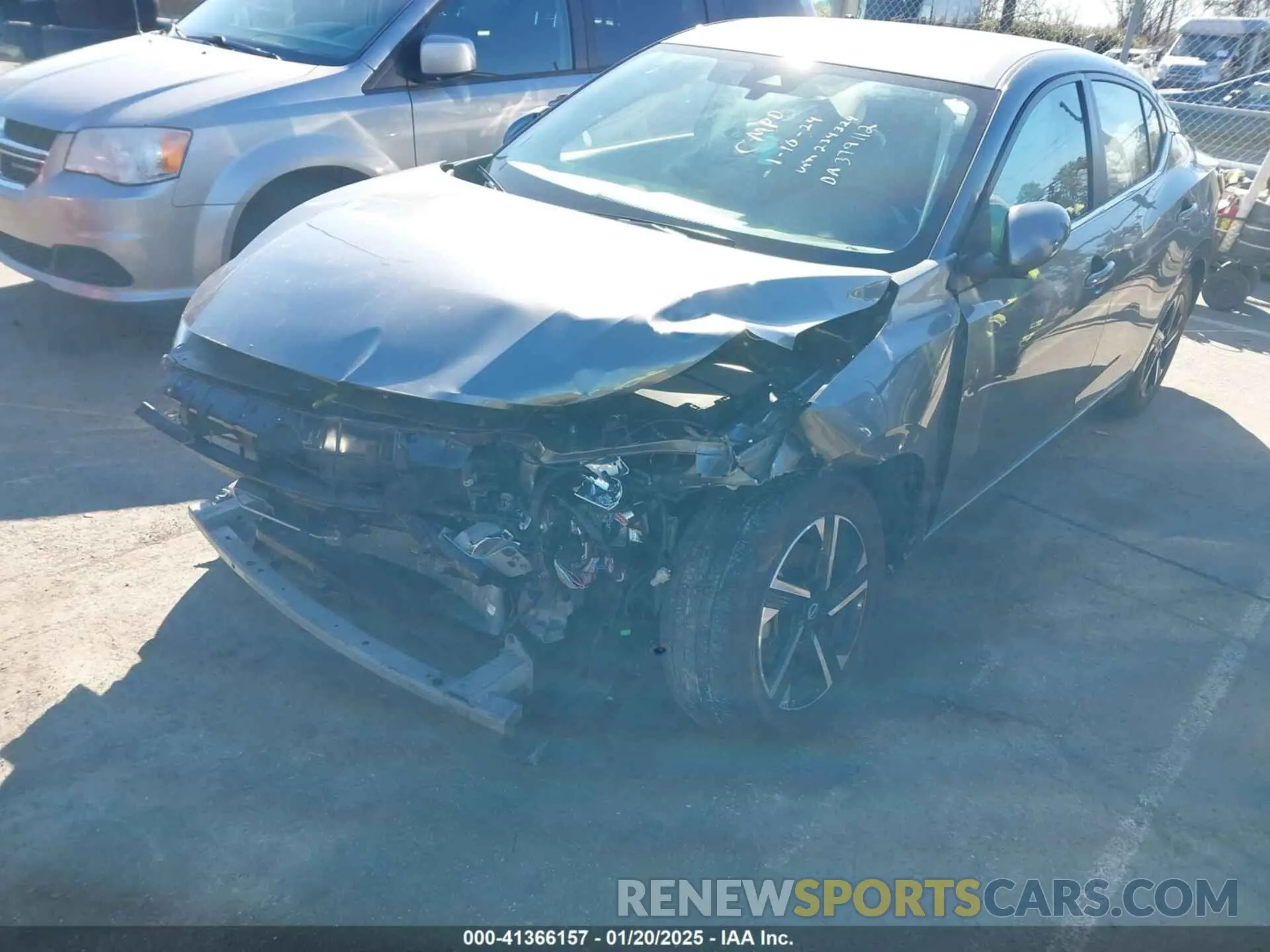 6 Photograph of a damaged car 3N1AB8CV7RY234324 NISSAN SENTRA 2024