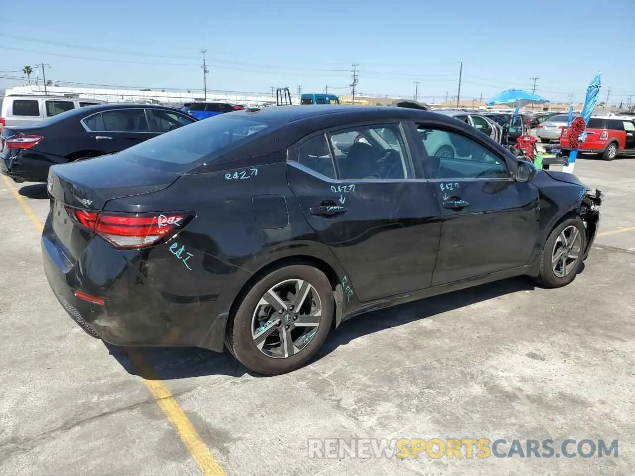 3 Photograph of a damaged car 3N1AB8CV7RY280249 NISSAN SENTRA 2024