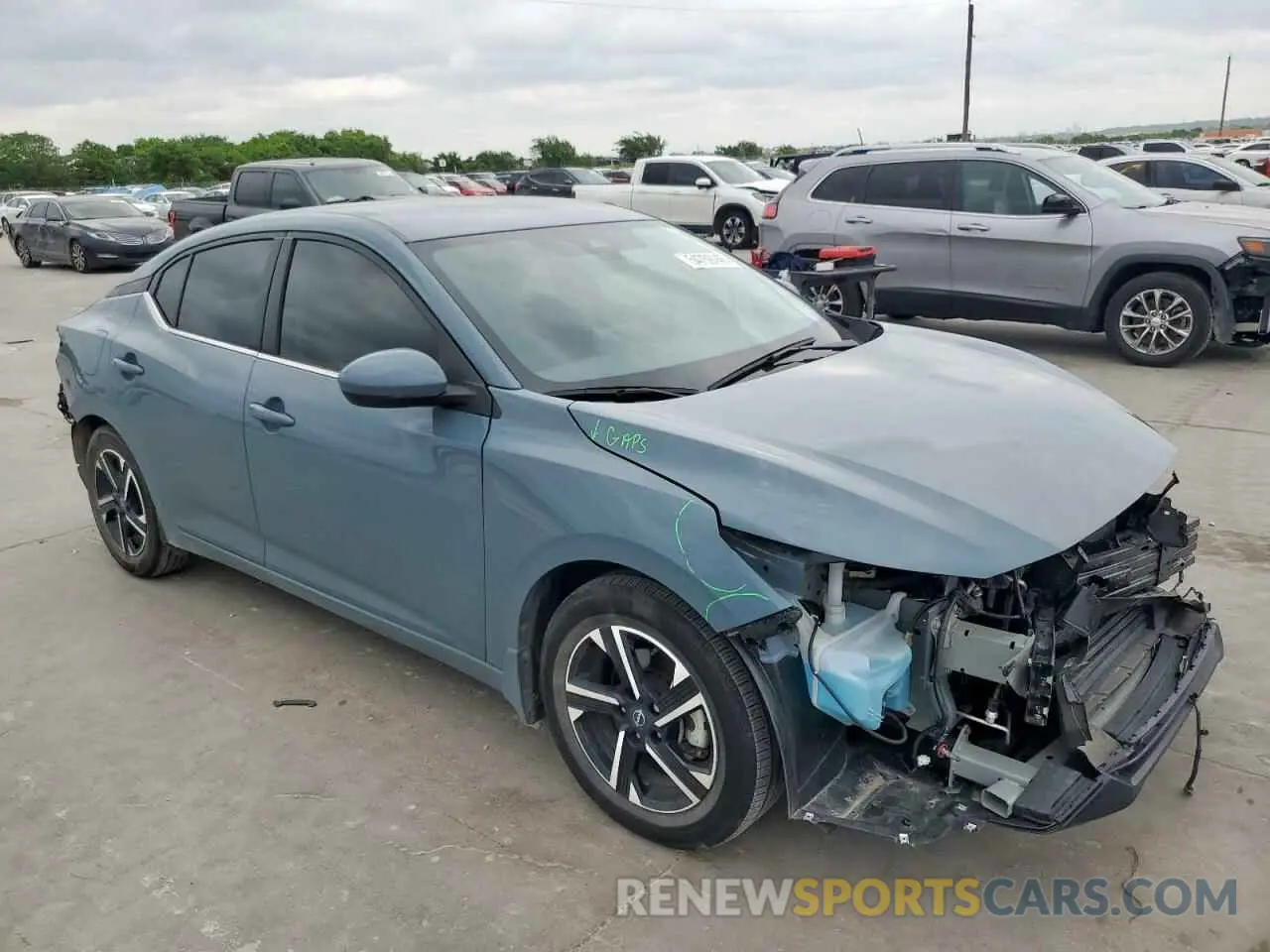 4 Photograph of a damaged car 3N1AB8CV7RY322533 NISSAN SENTRA 2024