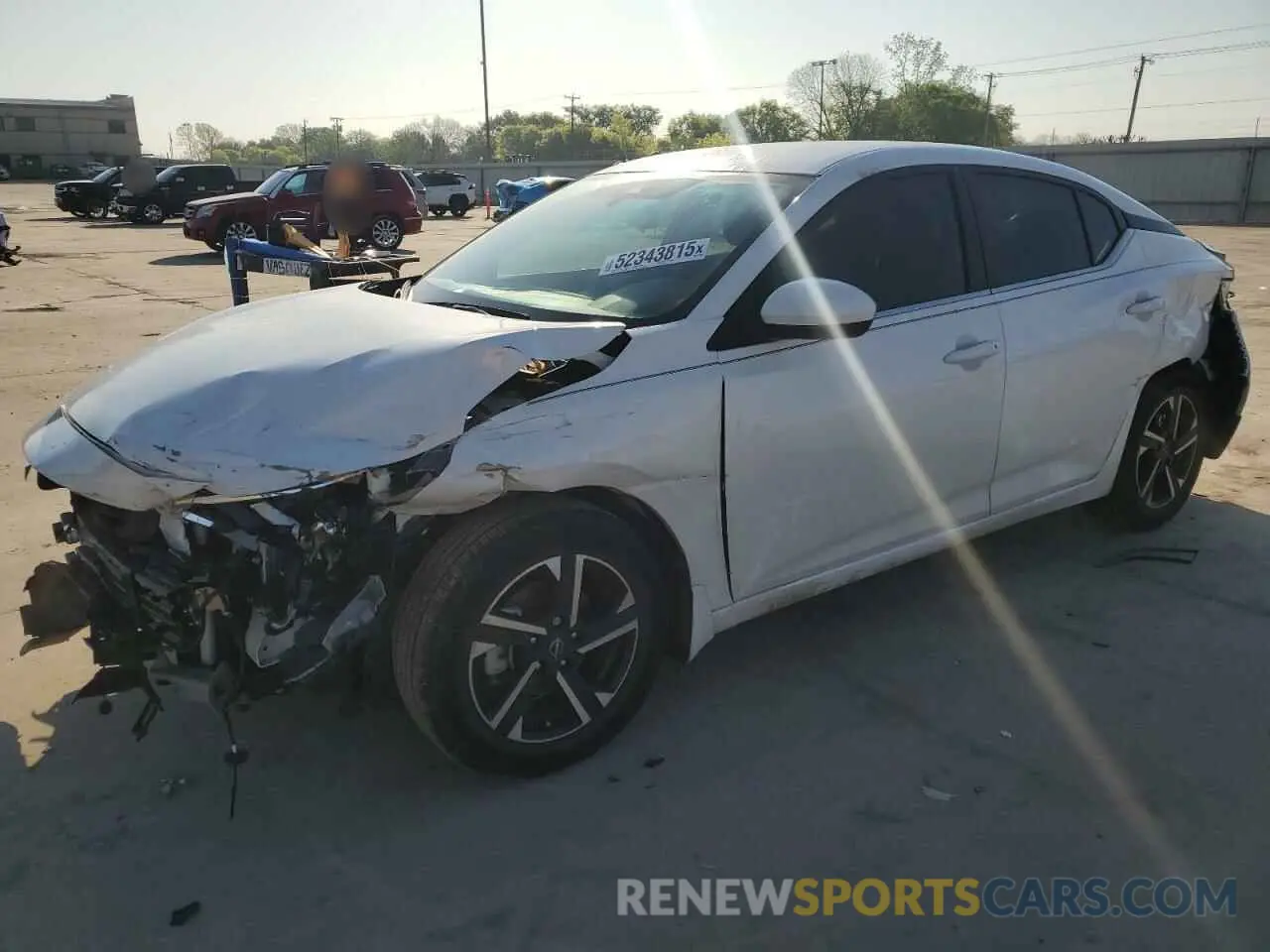 1 Photograph of a damaged car 3N1AB8CV7RY376740 NISSAN SENTRA 2024