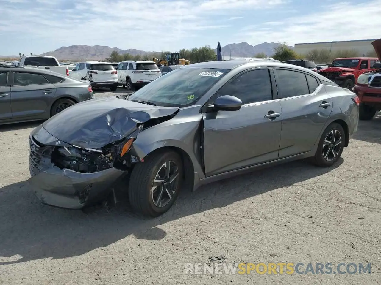 1 Photograph of a damaged car 3N1AB8CV7RY382716 NISSAN SENTRA 2024