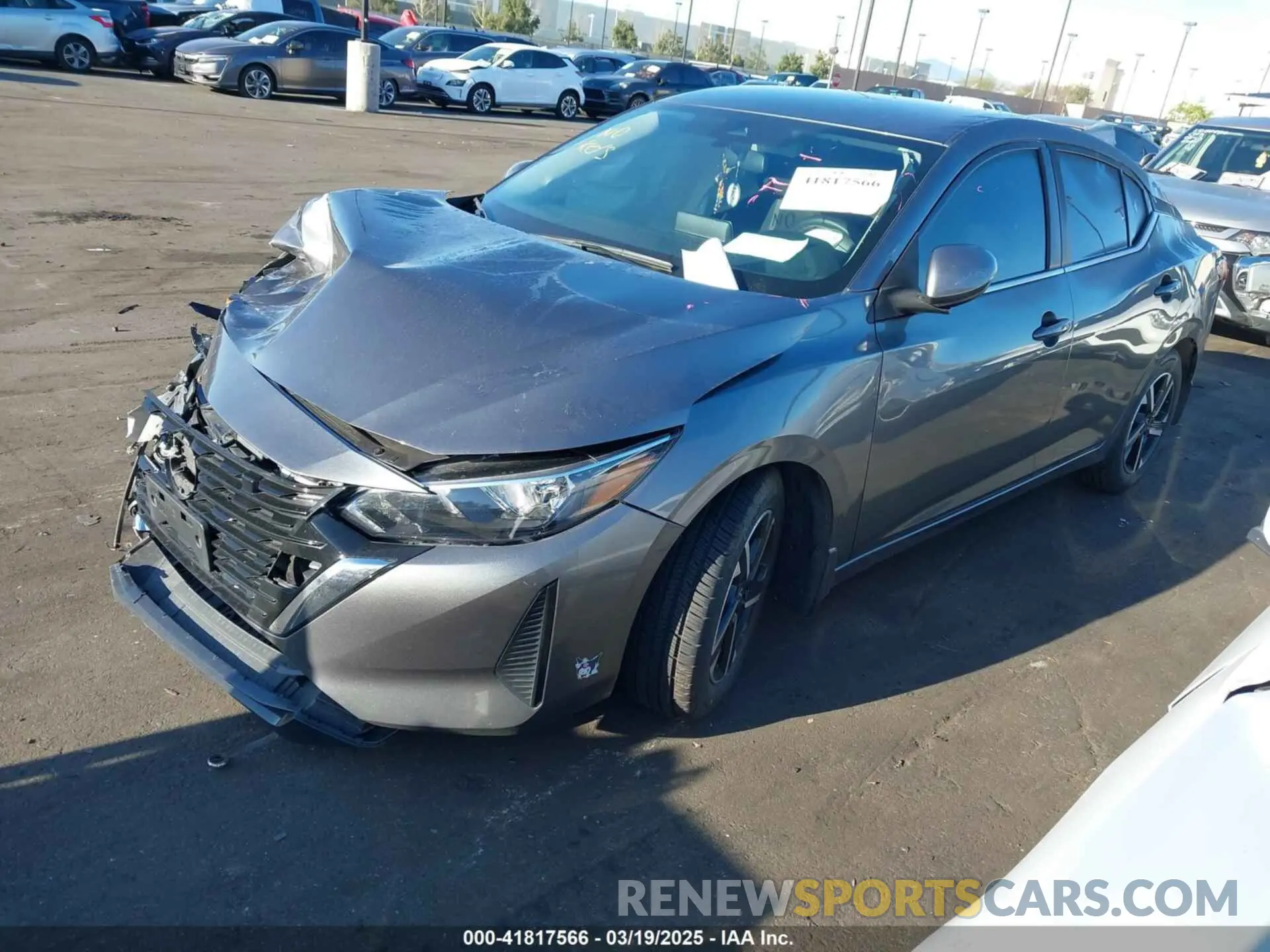 2 Photograph of a damaged car 3N1AB8CV8RY262617 NISSAN SENTRA 2024