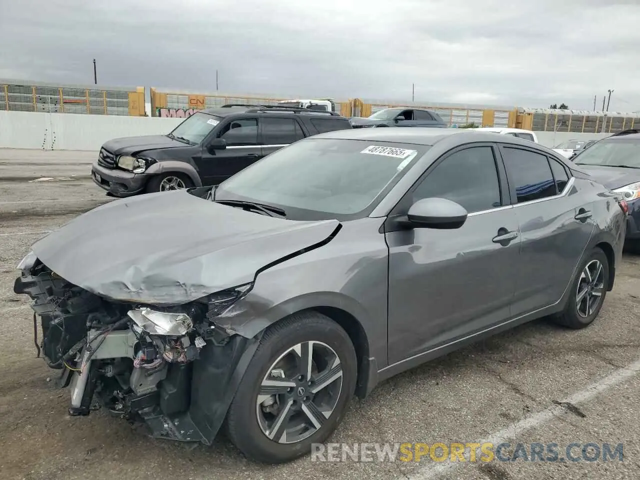 1 Photograph of a damaged car 3N1AB8CV8RY341916 NISSAN SENTRA 2024