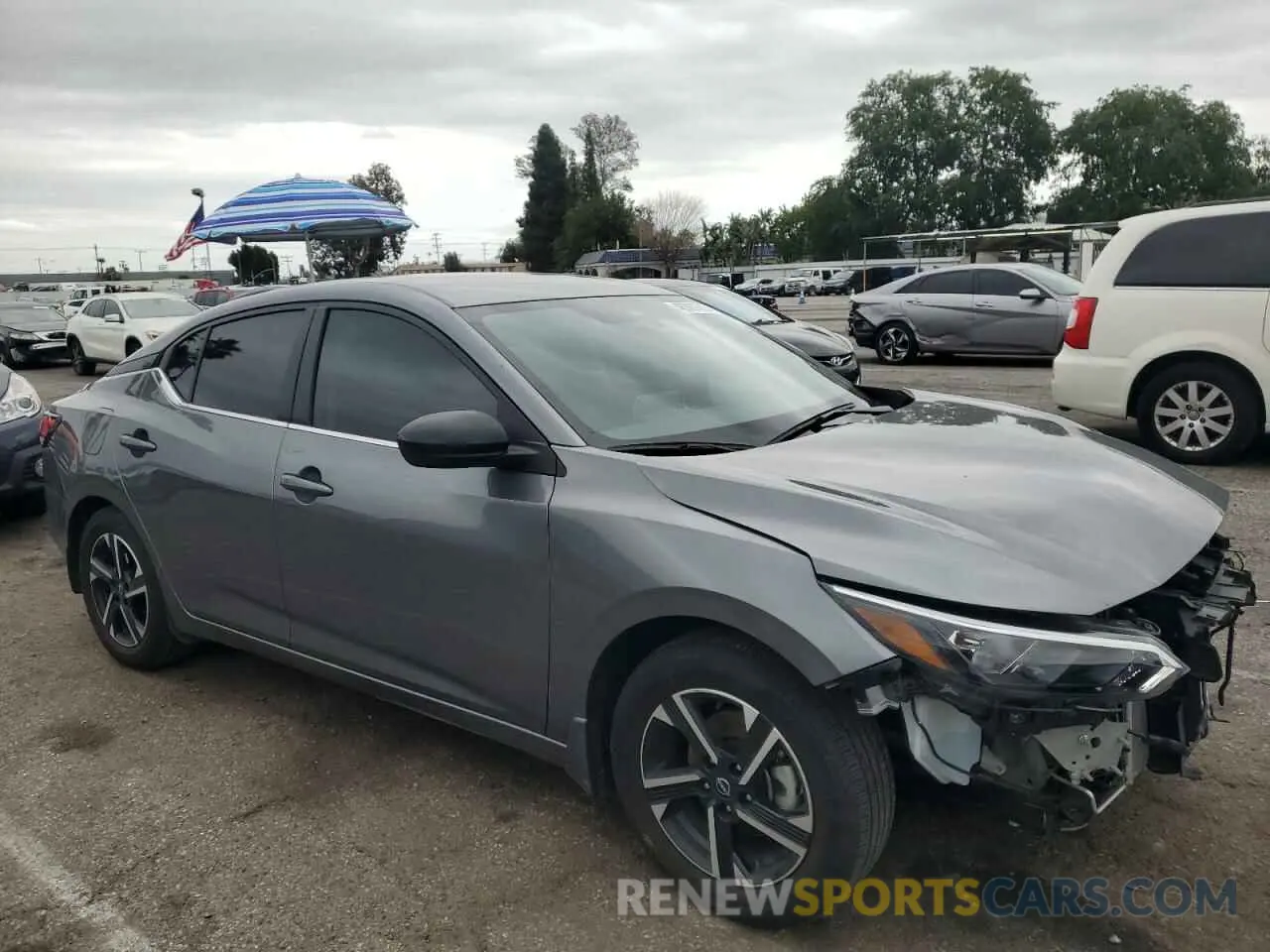 4 Photograph of a damaged car 3N1AB8CV8RY341916 NISSAN SENTRA 2024