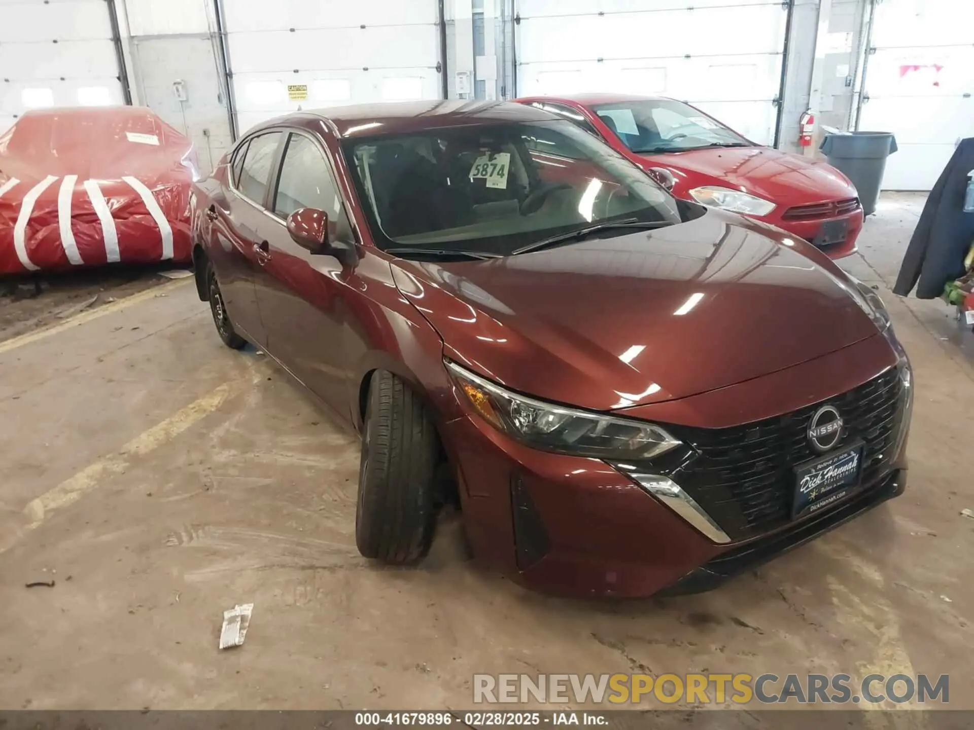 1 Photograph of a damaged car 3N1AB8CV8RY343682 NISSAN SENTRA 2024