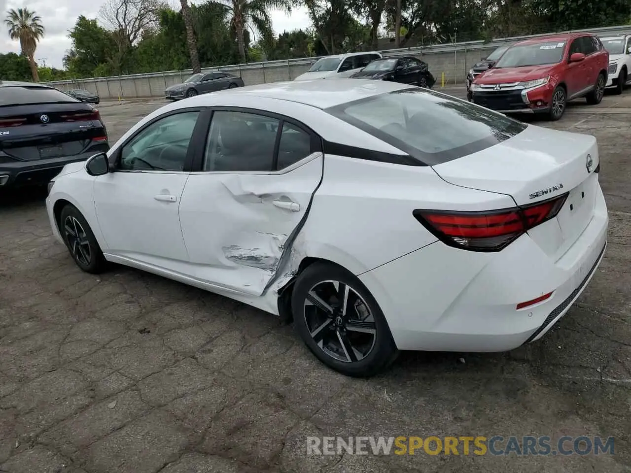 2 Photograph of a damaged car 3N1AB8CV8RY366394 NISSAN SENTRA 2024
