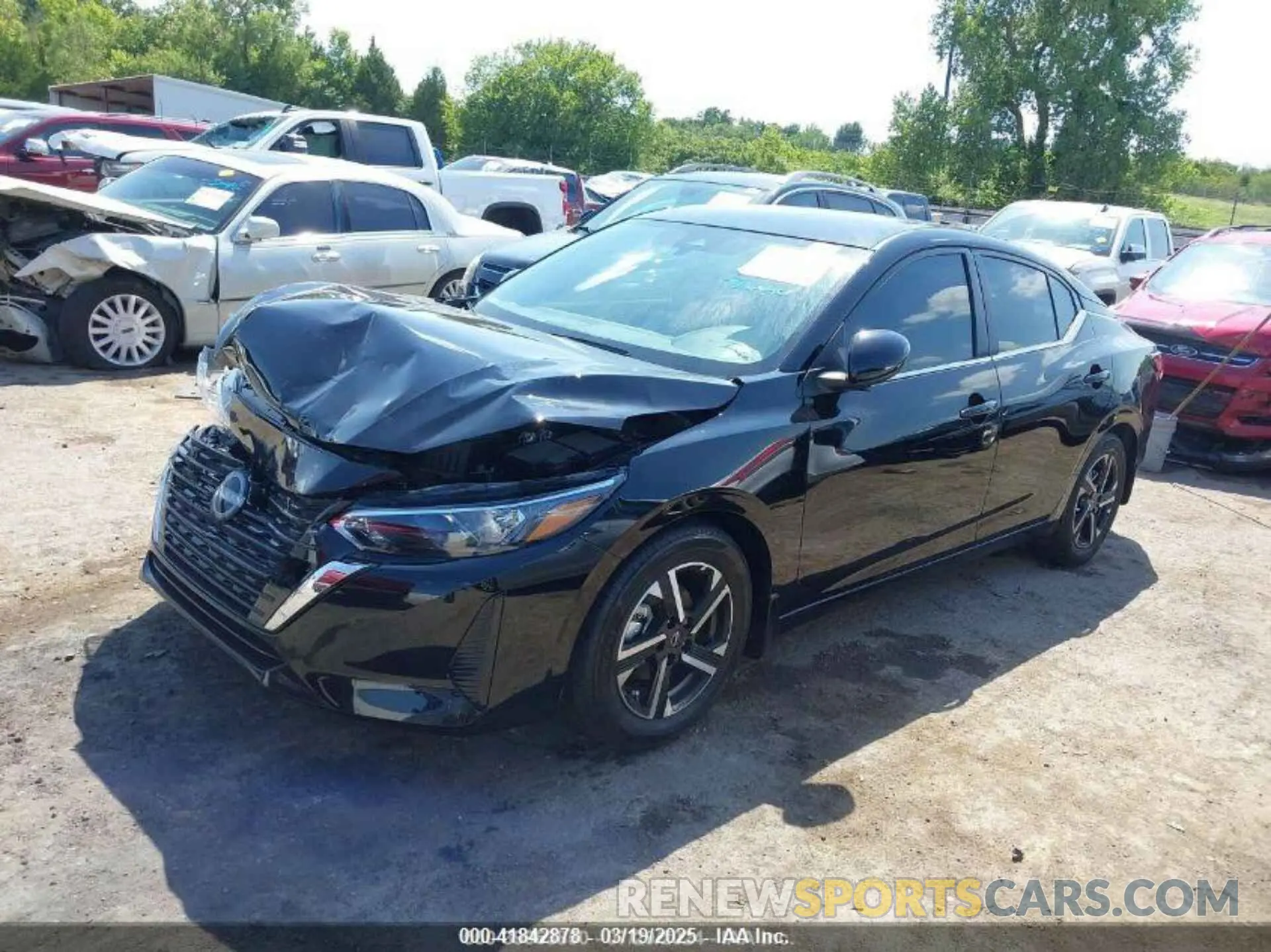 2 Photograph of a damaged car 3N1AB8CV9RY207285 NISSAN SENTRA 2024