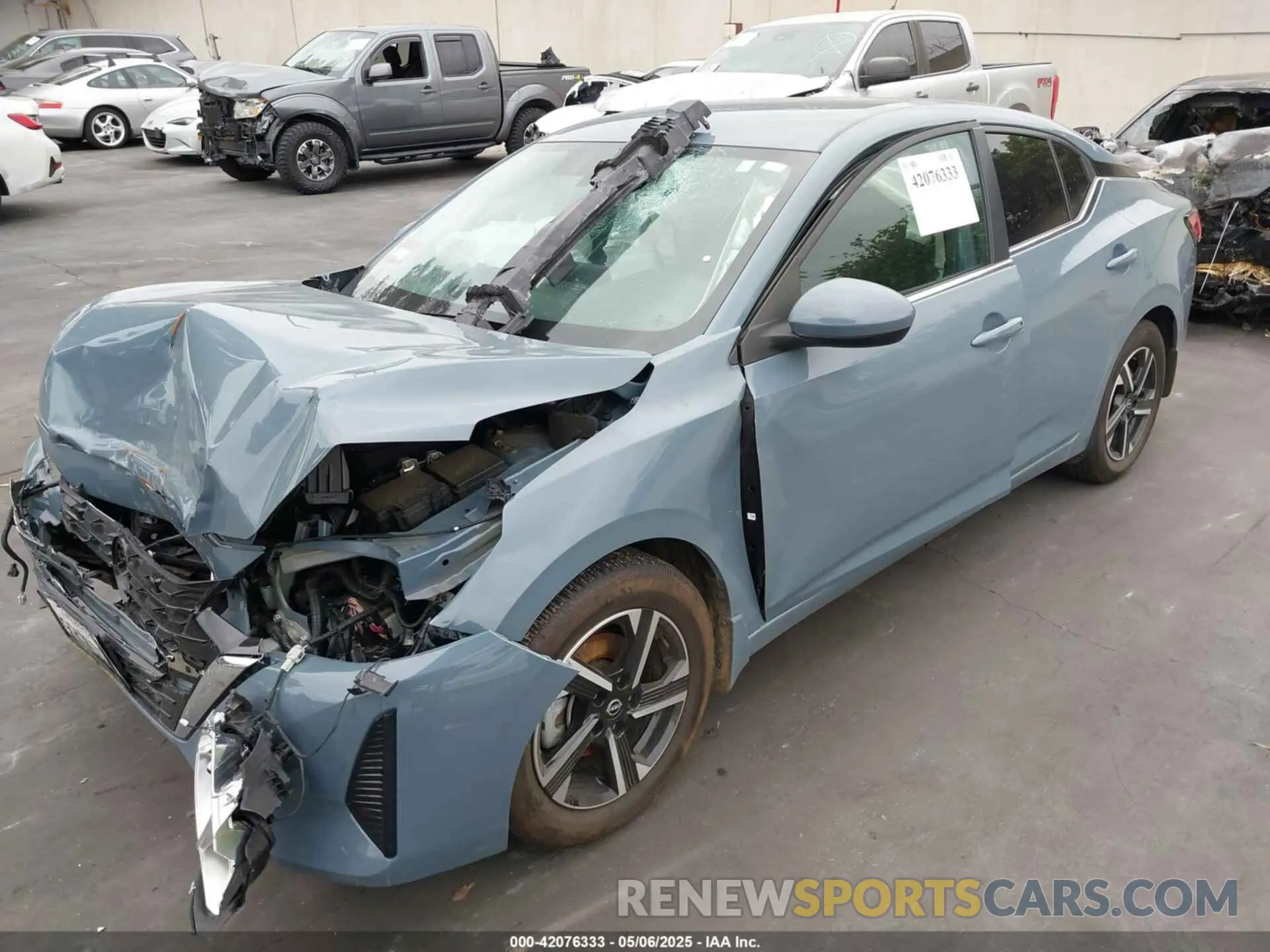 2 Photograph of a damaged car 3N1AB8CV9RY231909 NISSAN SENTRA 2024