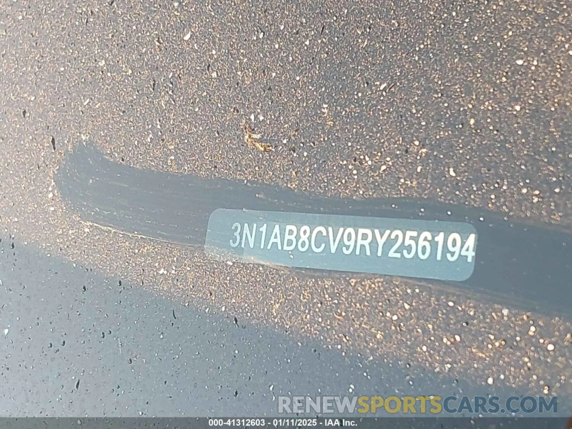 9 Photograph of a damaged car 3N1AB8CV9RY256194 NISSAN SENTRA 2024