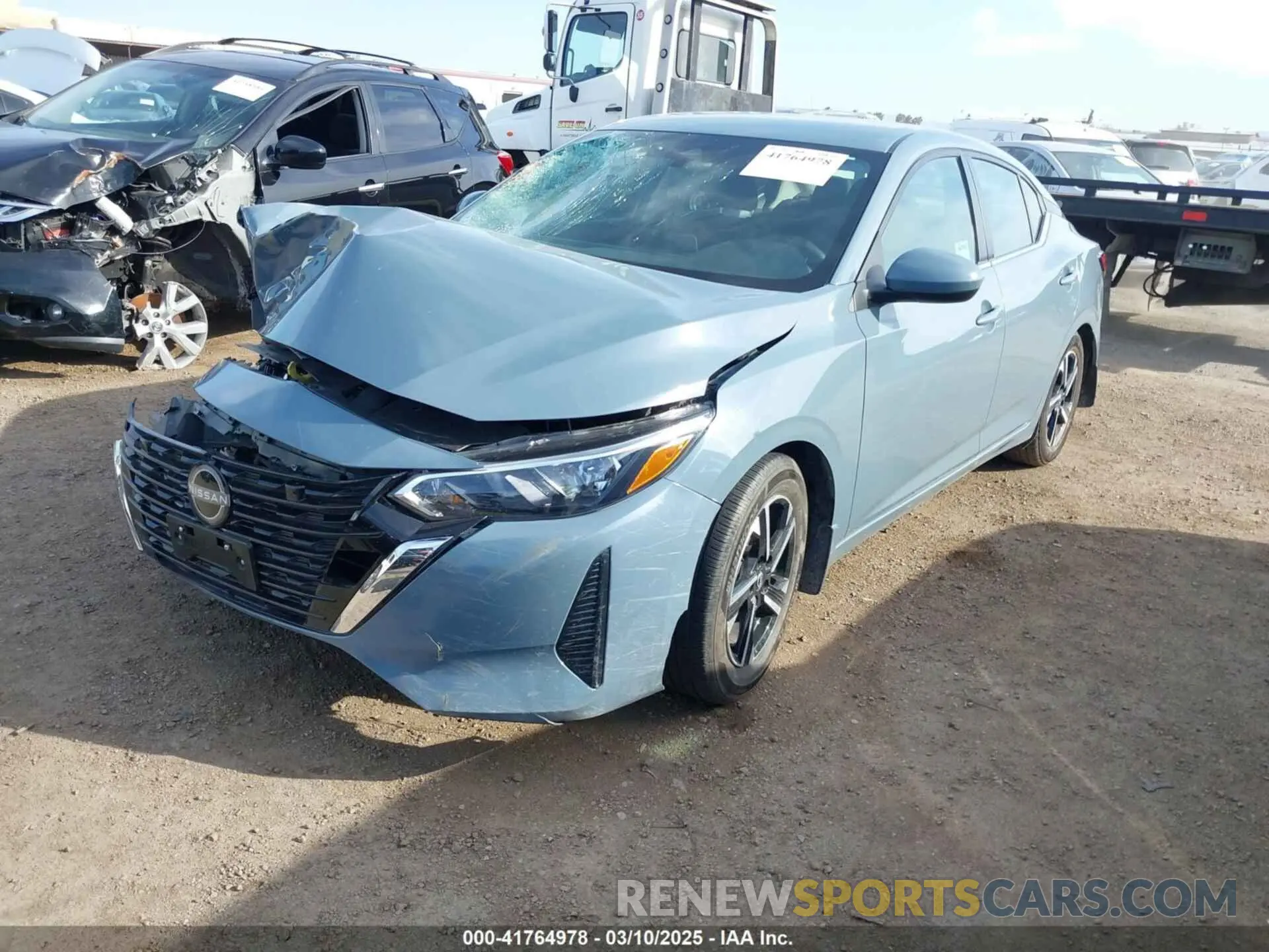 2 Photograph of a damaged car 3N1AB8CV9RY306320 NISSAN SENTRA 2024