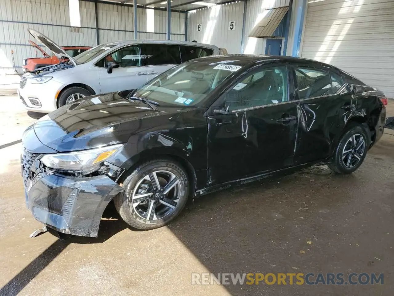 1 Photograph of a damaged car 3N1AB8CV9RY338846 NISSAN SENTRA 2024