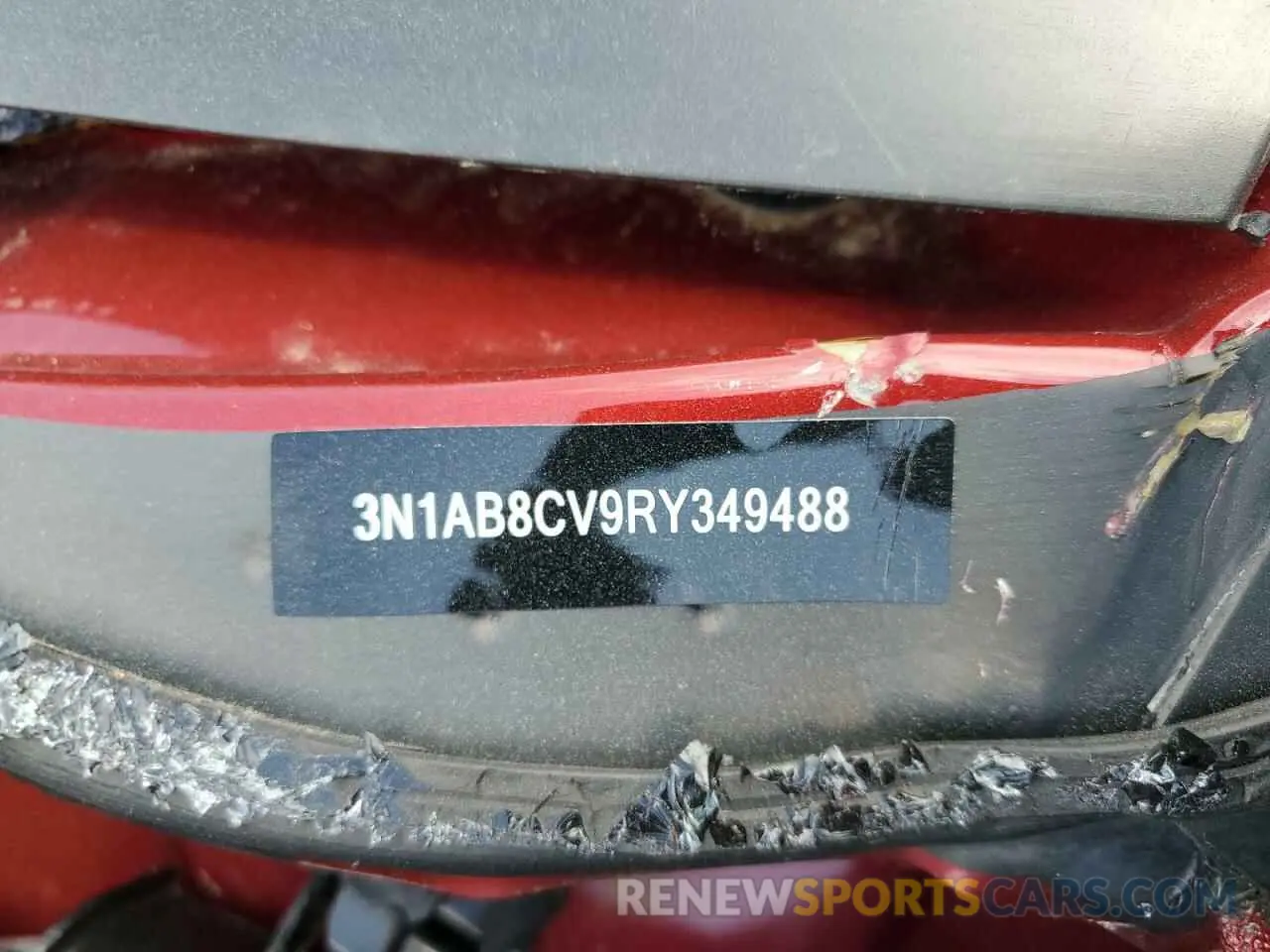 12 Photograph of a damaged car 3N1AB8CV9RY349488 NISSAN SENTRA 2024