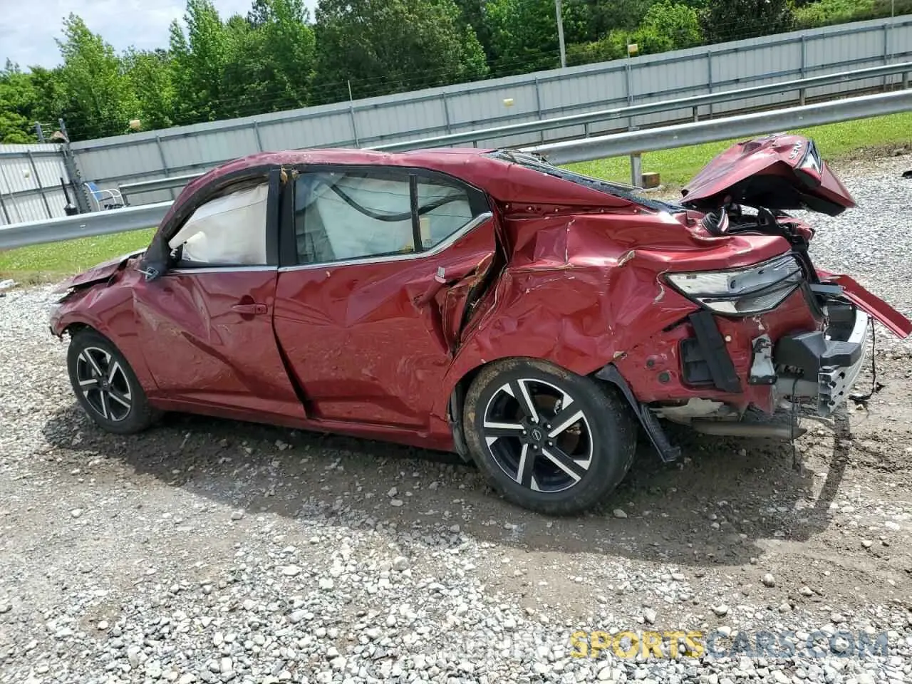 2 Photograph of a damaged car 3N1AB8CV9RY349488 NISSAN SENTRA 2024
