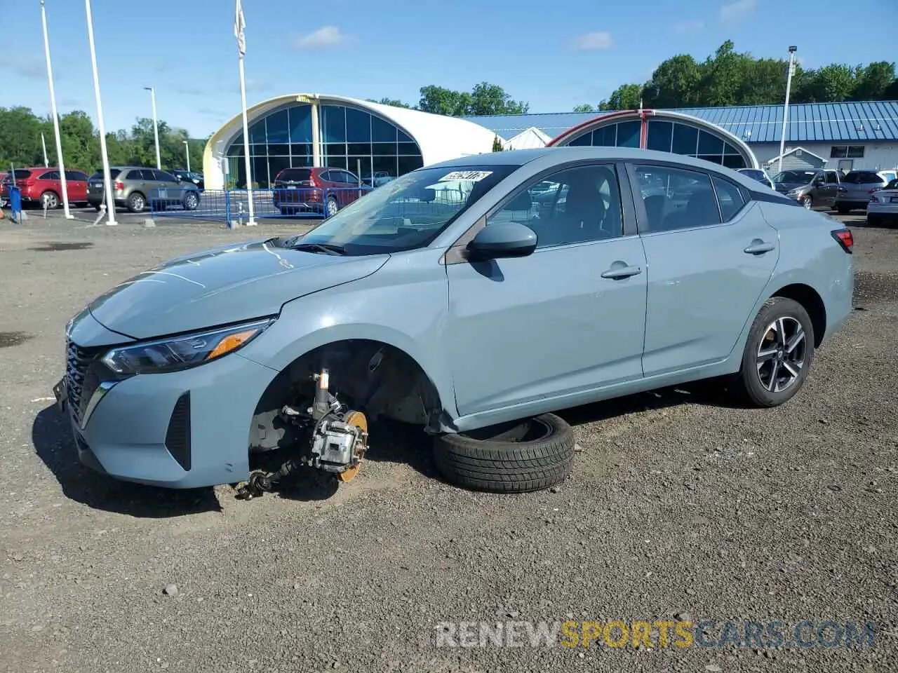 1 Photograph of a damaged car 3N1AB8CV9RY351368 NISSAN SENTRA 2024