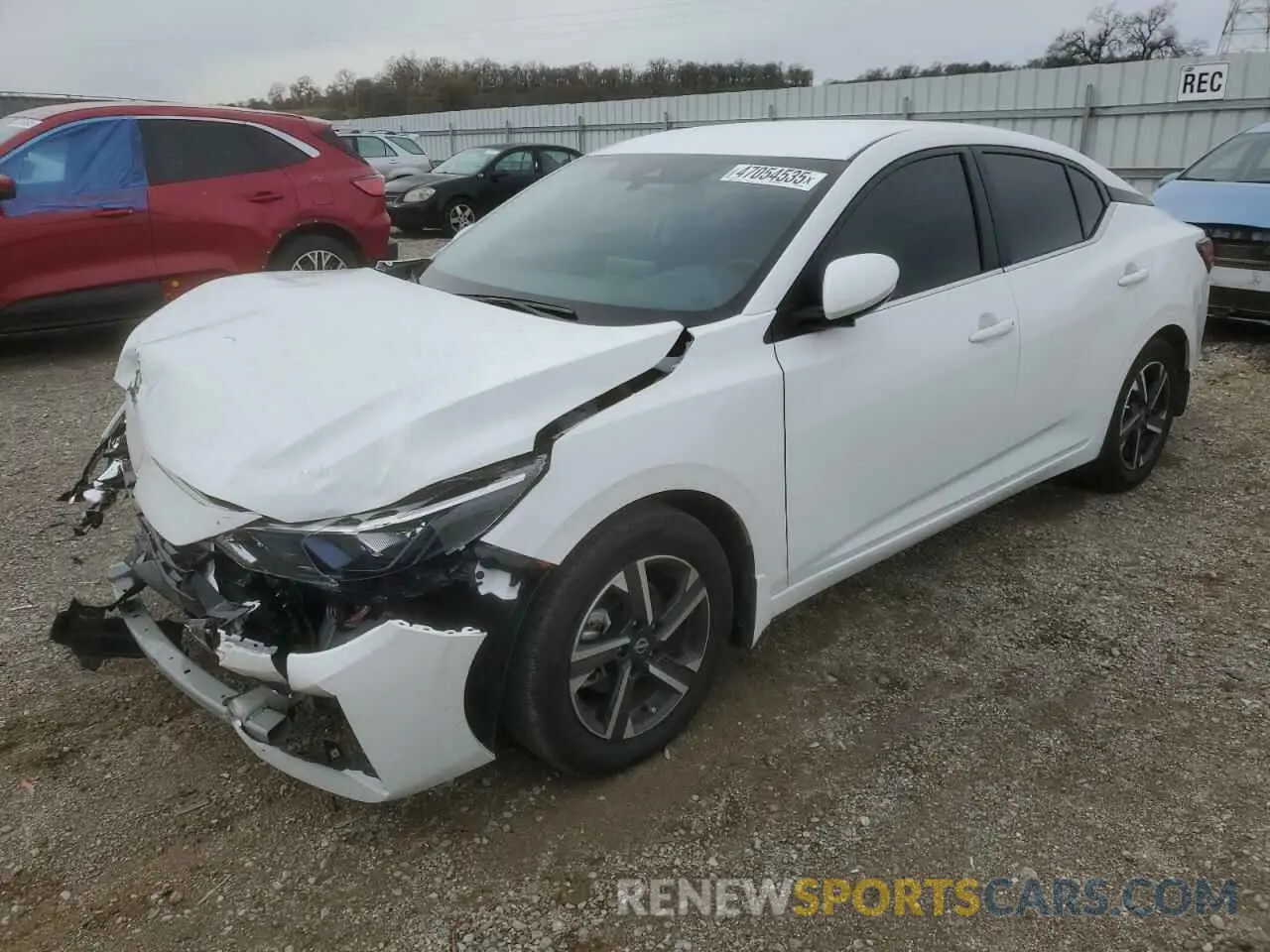 1 Photograph of a damaged car 3N1AB8CV9RY376142 NISSAN SENTRA 2024