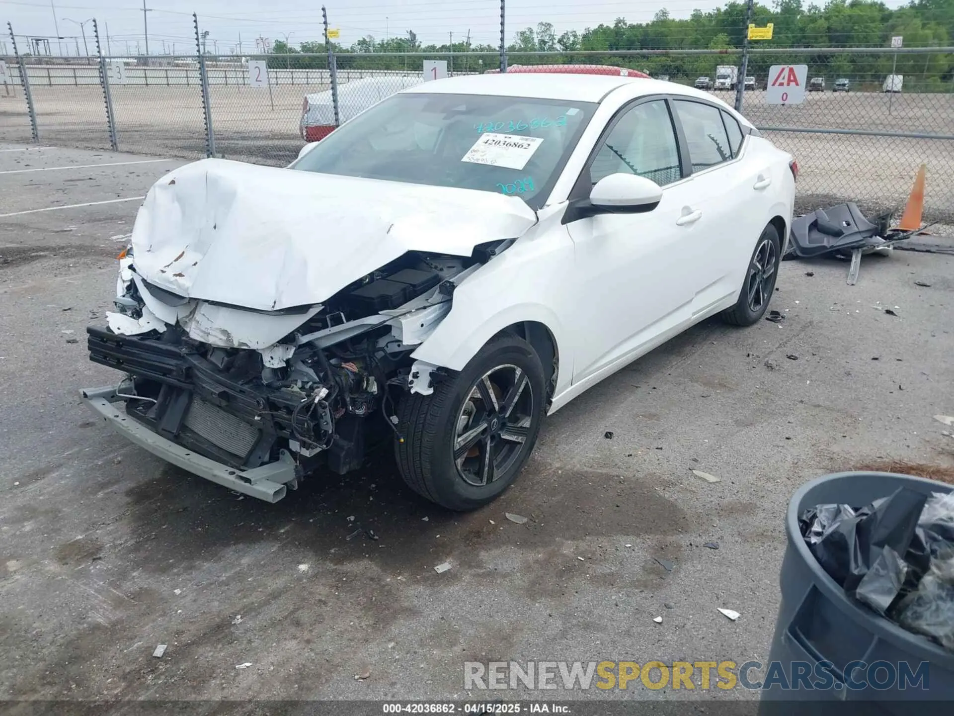 2 Photograph of a damaged car 3N1AB8CVXRY202970 NISSAN SENTRA 2024