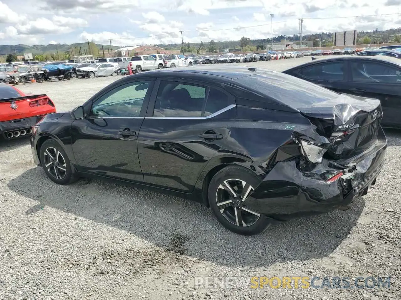 2 Photograph of a damaged car 3N1AB8CVXRY229375 NISSAN SENTRA 2024