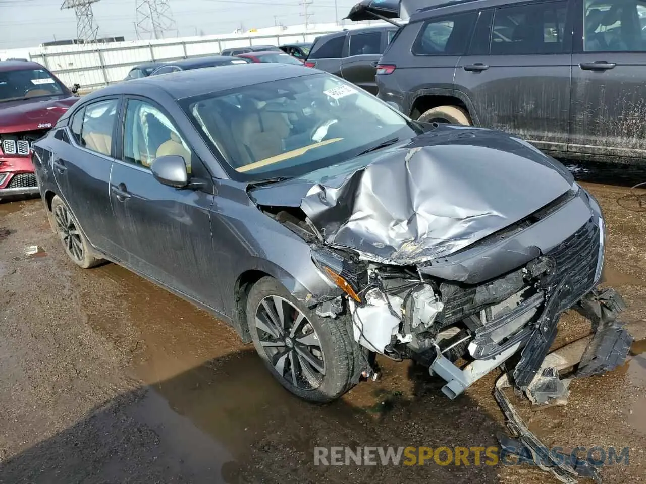 4 Photograph of a damaged car 3N1AB8CVXRY229702 NISSAN SENTRA 2024