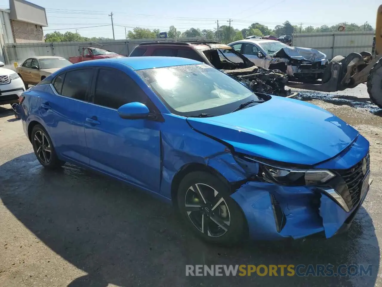 4 Photograph of a damaged car 3N1AB8CVXRY238822 NISSAN SENTRA 2024