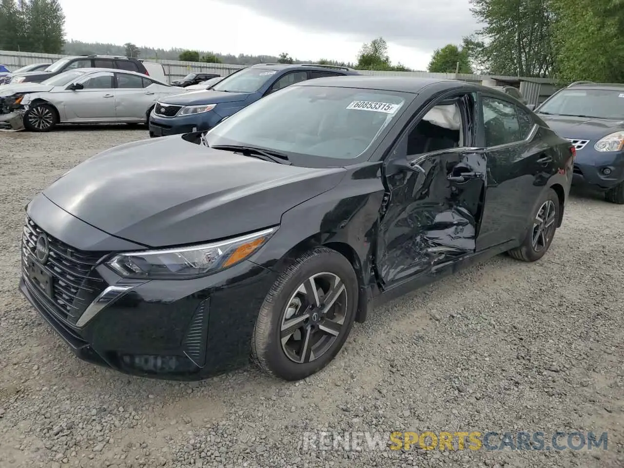 1 Photograph of a damaged car 3N1AB8CVXRY242854 NISSAN SENTRA 2024