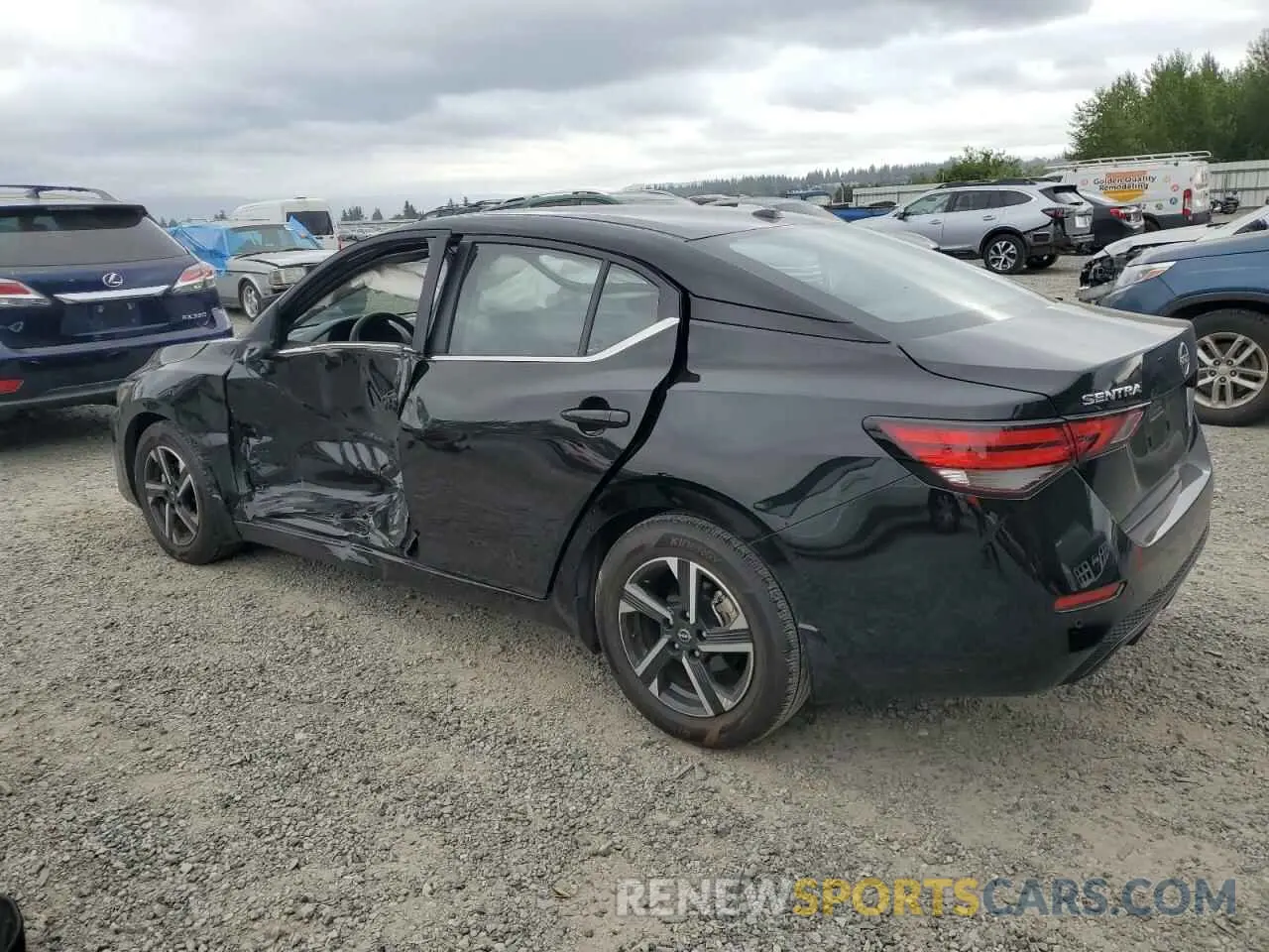 2 Photograph of a damaged car 3N1AB8CVXRY242854 NISSAN SENTRA 2024