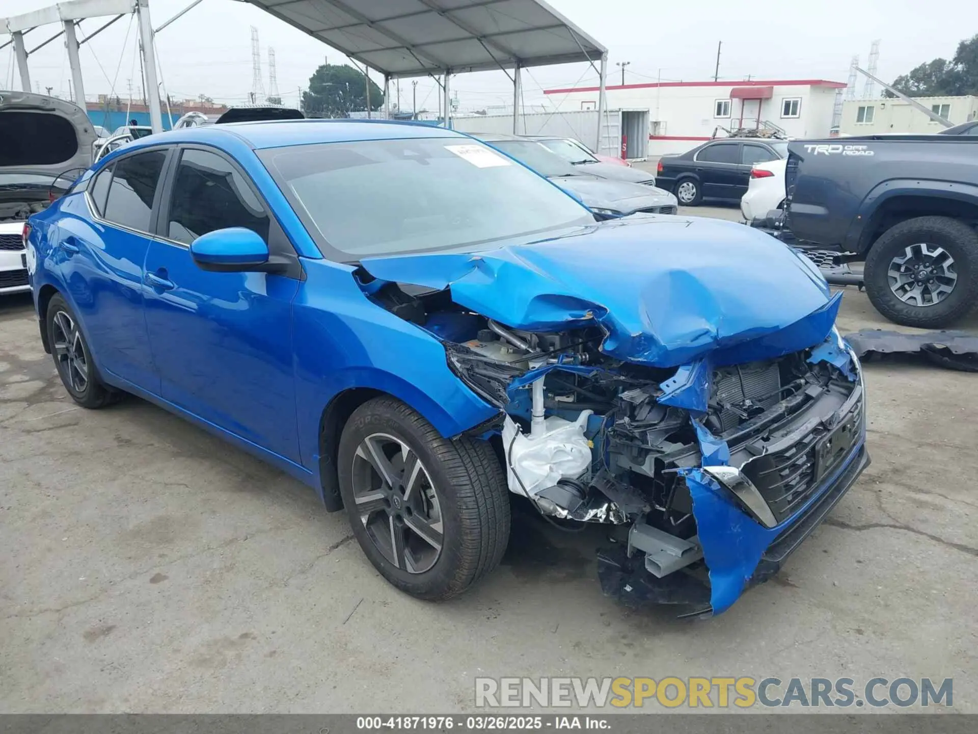 1 Photograph of a damaged car 3N1AB8CVXRY285574 NISSAN SENTRA 2024