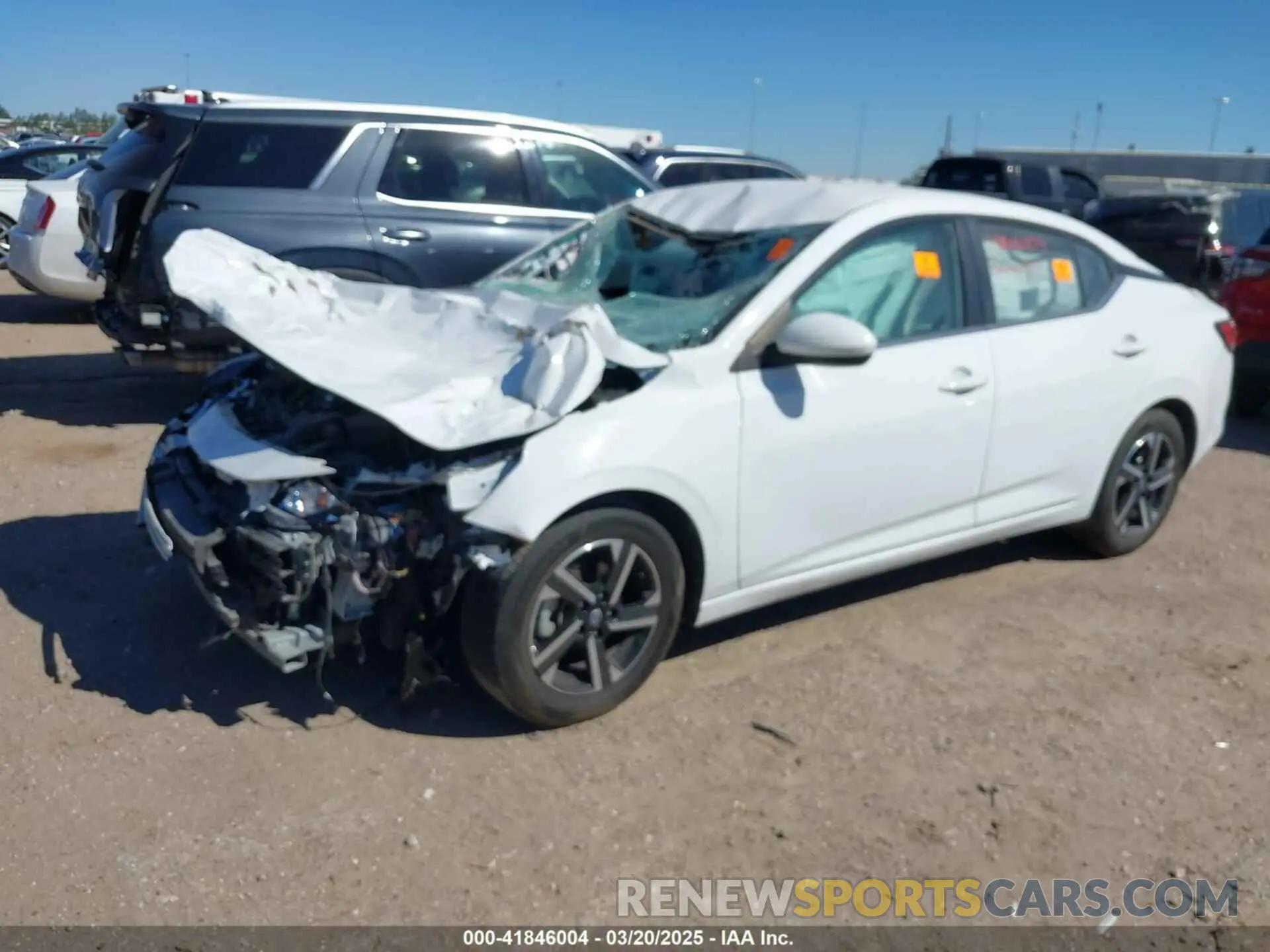 2 Photograph of a damaged car 3N1AB8CVXRY292458 NISSAN SENTRA 2024