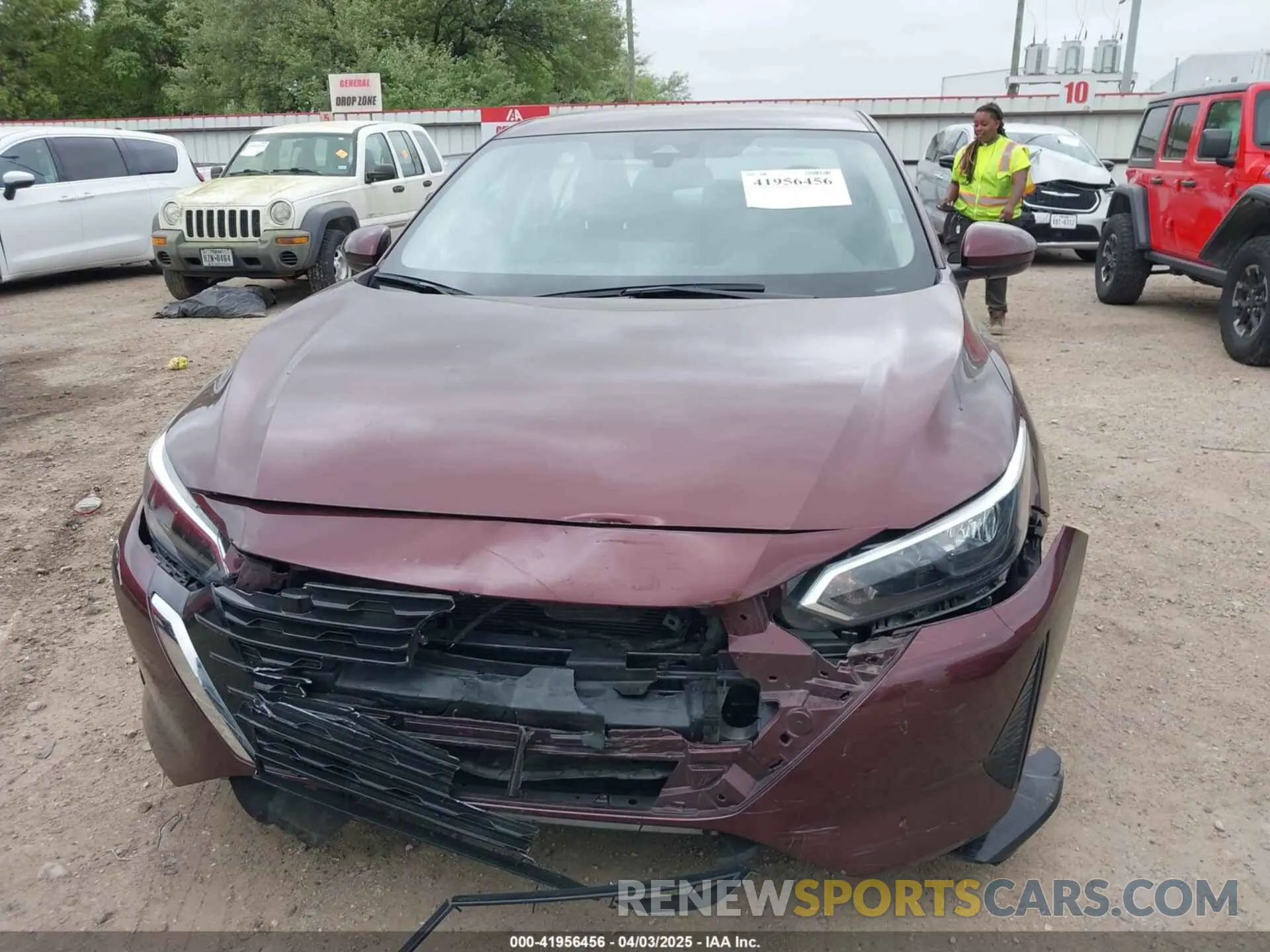 12 Photograph of a damaged car 3N1AB8CVXRY302373 NISSAN SENTRA 2024