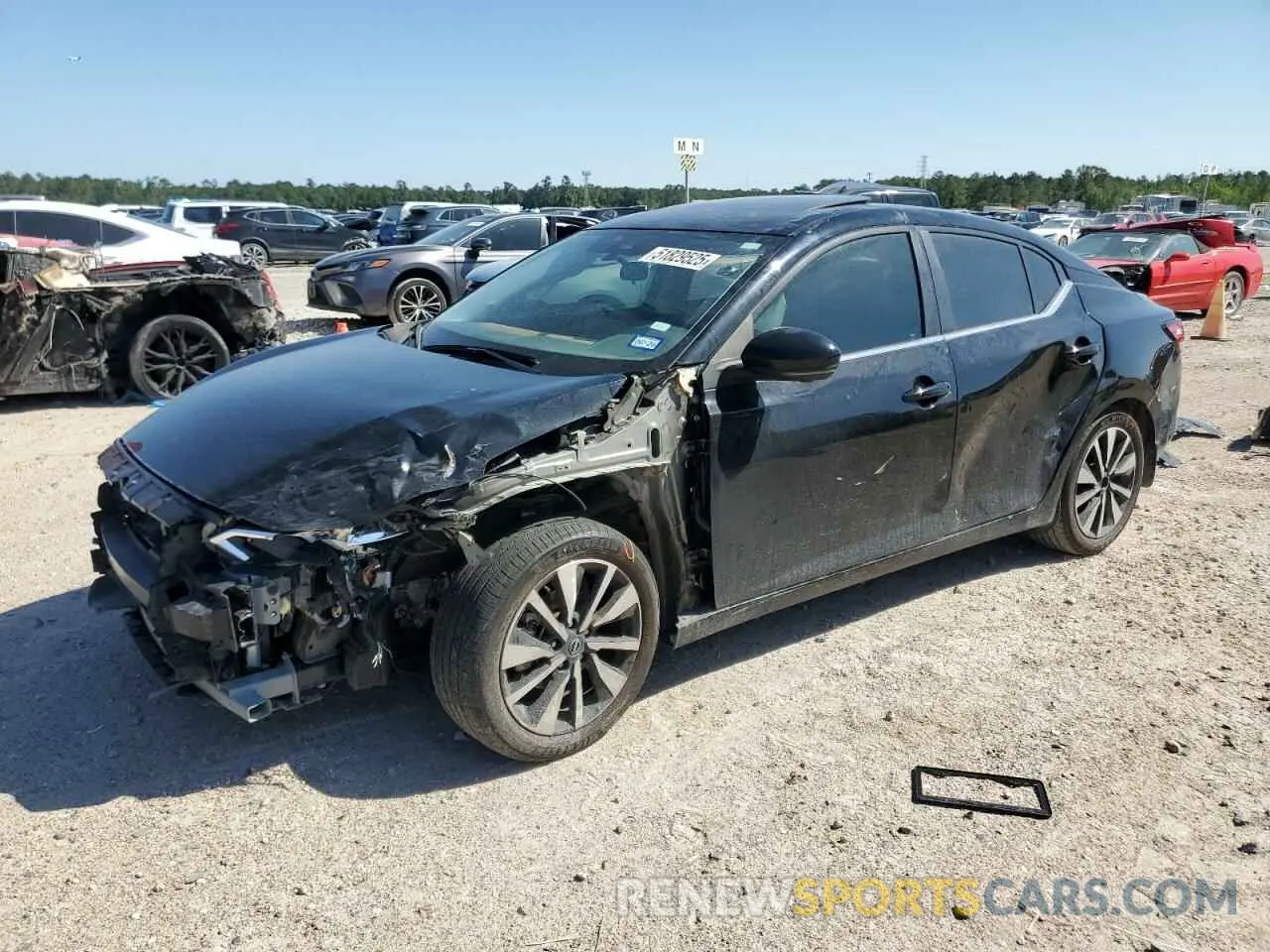 1 Photograph of a damaged car 3N1AB8CVXRY334336 NISSAN SENTRA 2024