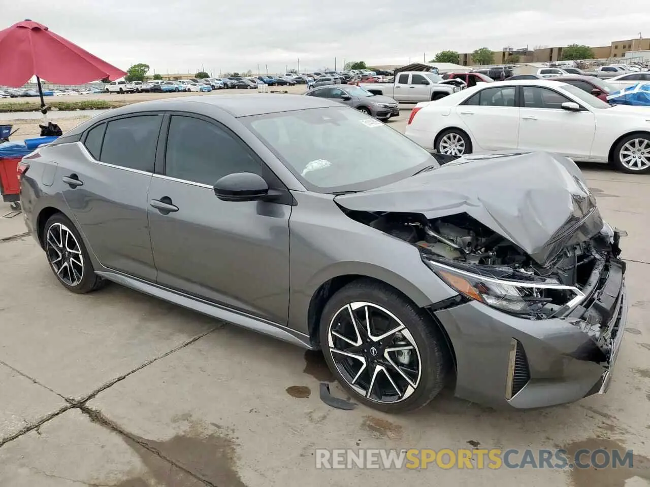 4 Photograph of a damaged car 3N1AB8DV0RY254302 NISSAN SENTRA 2024
