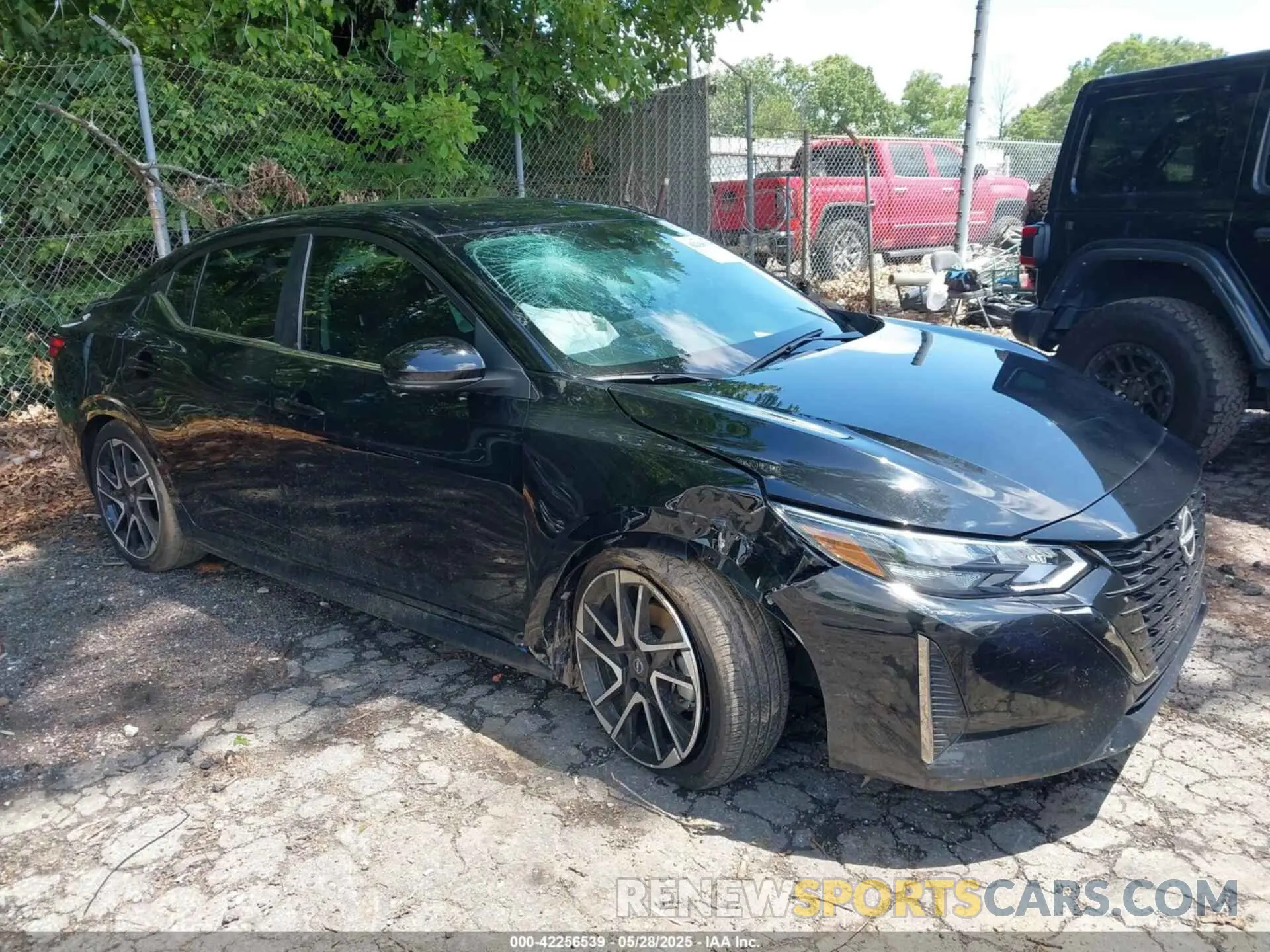 1 Photograph of a damaged car 3N1AB8DV0RY298493 NISSAN SENTRA 2024