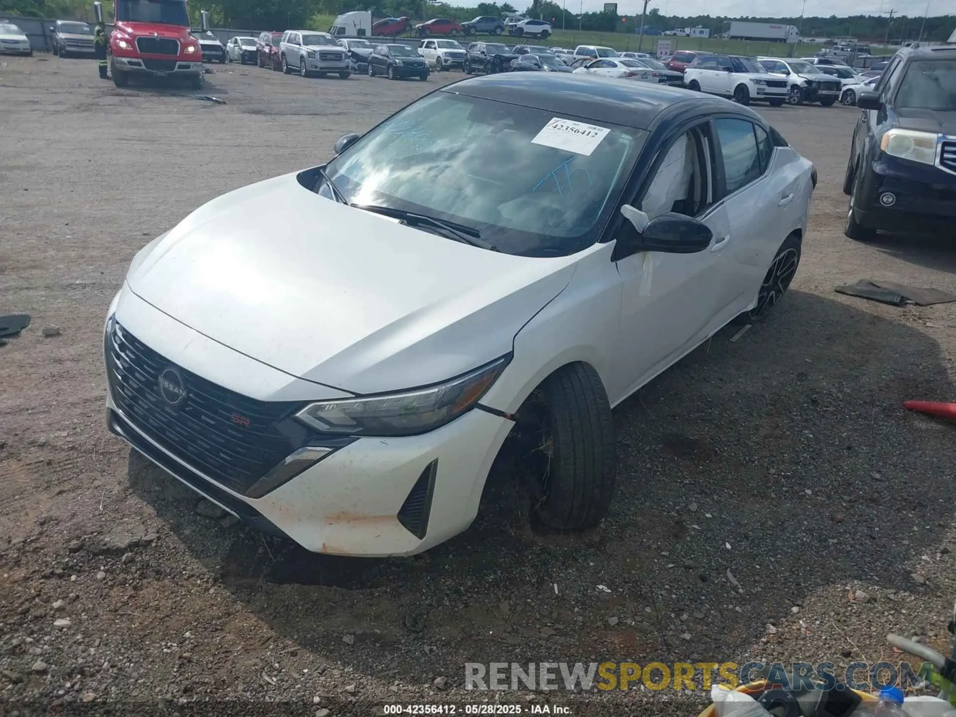 2 Photograph of a damaged car 3N1AB8DV0RY330374 NISSAN SENTRA 2024